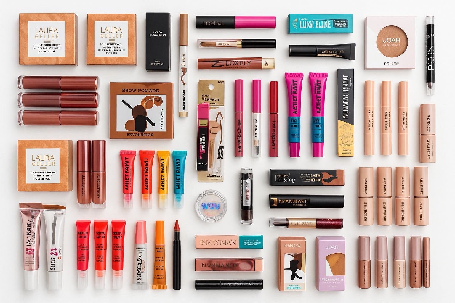 Laura Geller, Revolution, Joah, L’Oreal Makeup Lot, Cruelty-Free, Full & Sample…