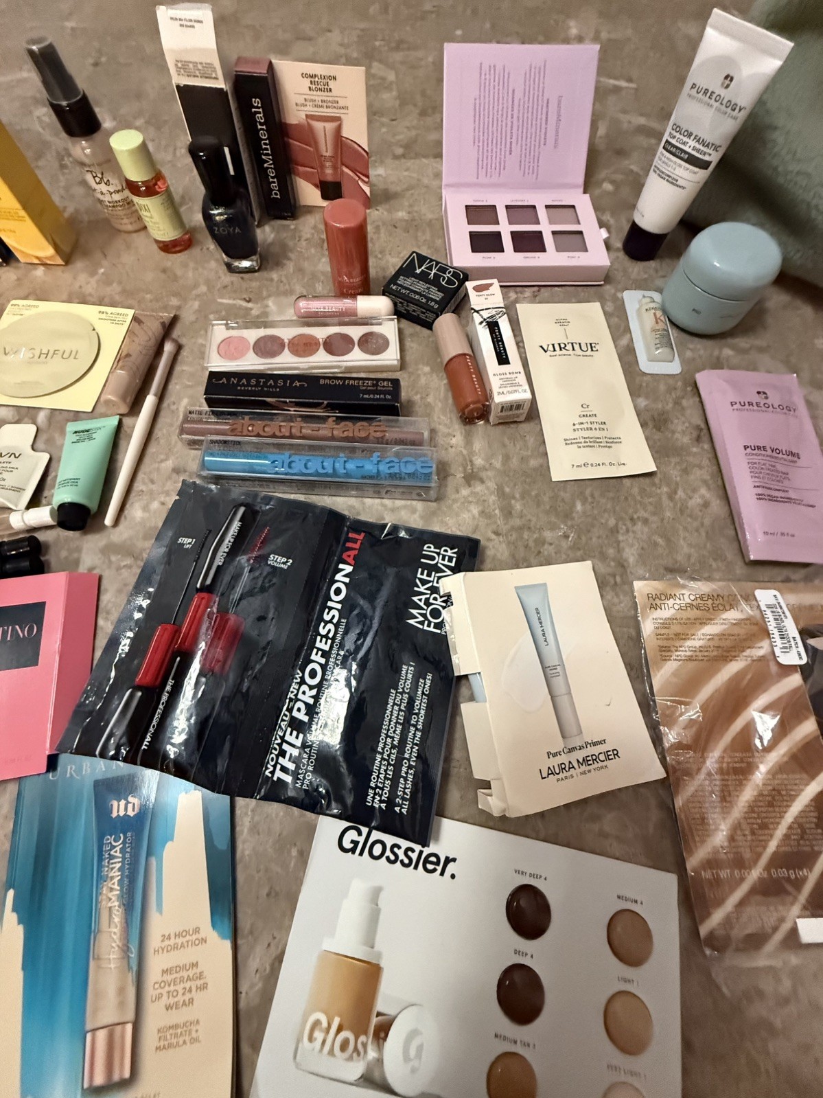 Mixed Lot Makeup Skincare Hair Product Perfumes Travel Bag Samples 50+ items