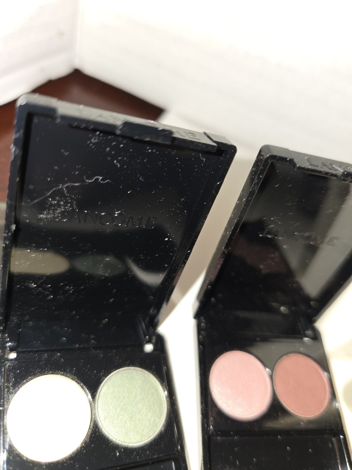 Lancome Travel/sample size lot, Eyecream, Eyeshadow, face Powder, Nail Polish