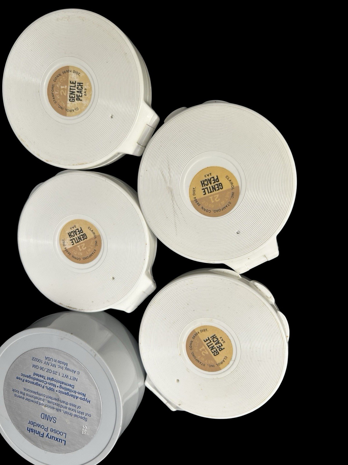 15pc Lot NEW VTG Cosmetic Compacts Mirror Powder Lipstick Lashes Nail Polish Kit