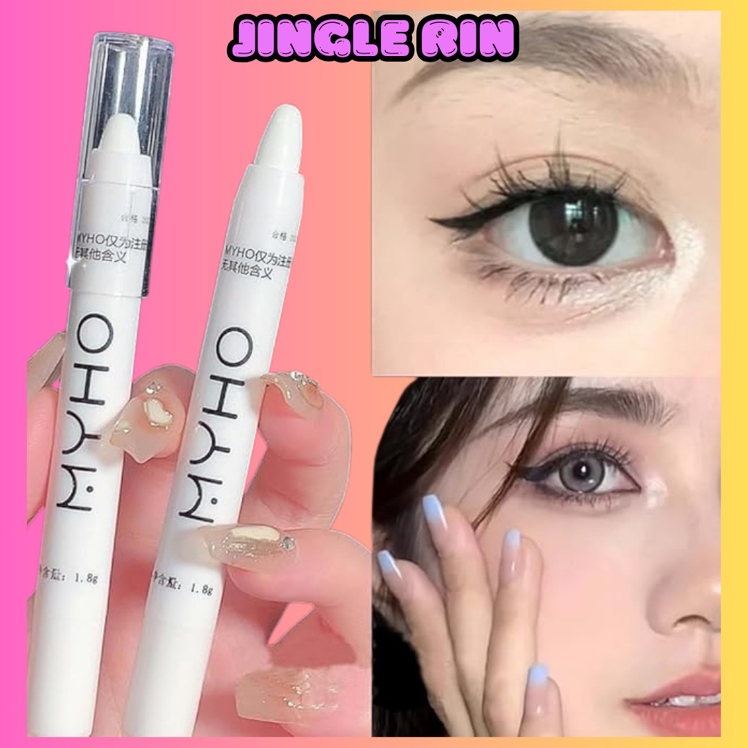 2PCS SHINY MATTE WHITE BRIGHTENING SILKWORM EYESHADOW PEN LASTING WATERPROOF