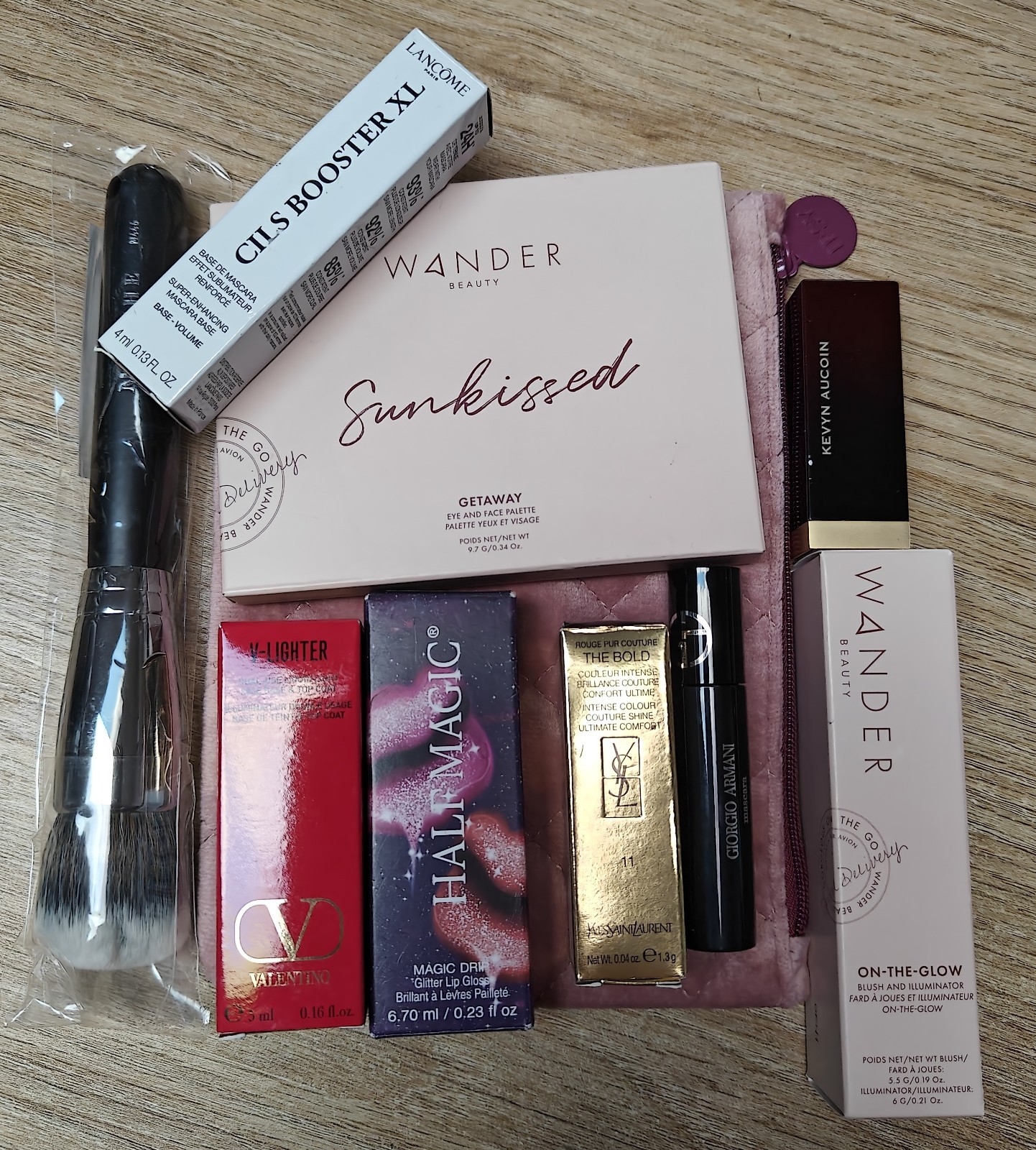 Beauty Bundle Feat: YSL, Wander, Lancome, G.Armani,Half Magic, Morphe, Valentino