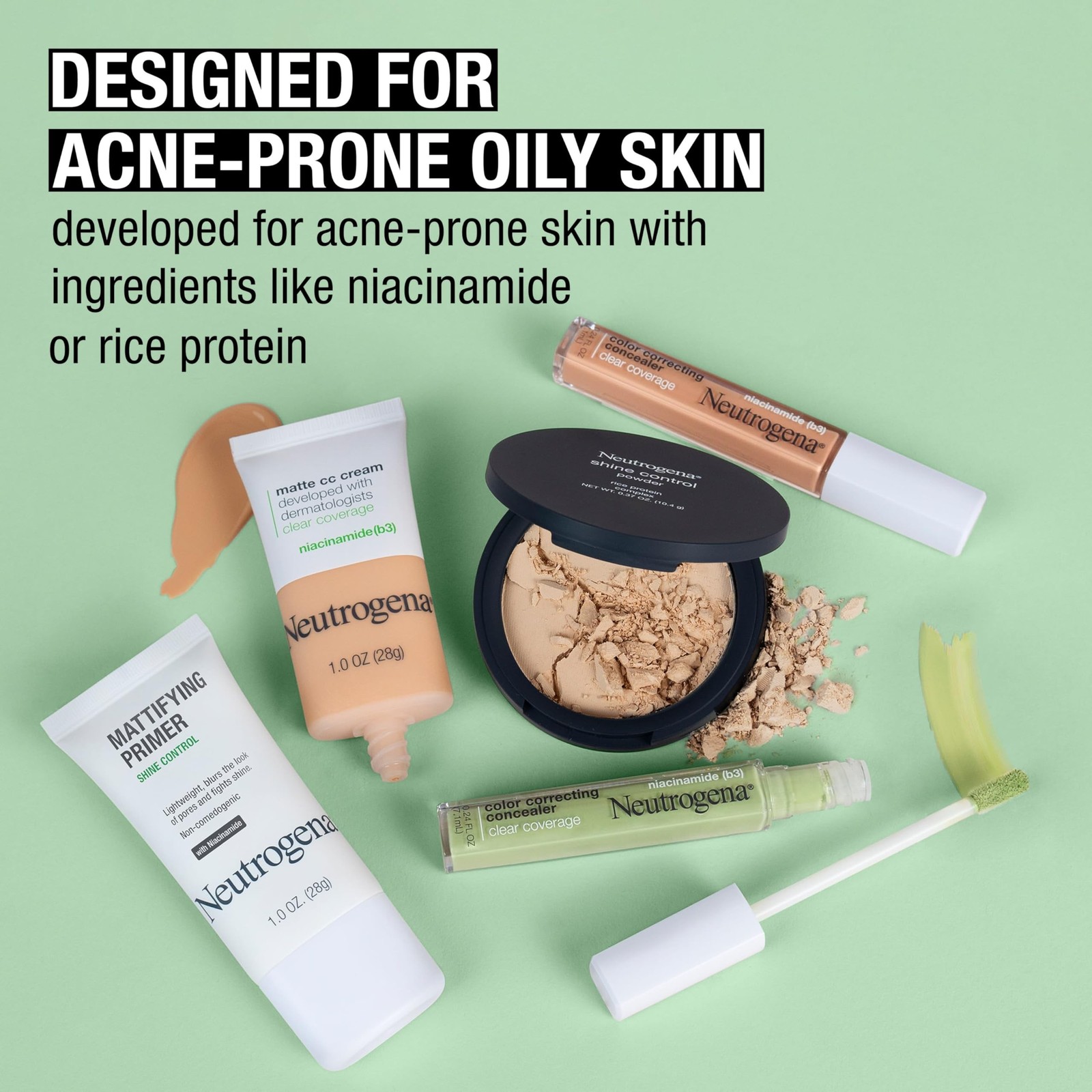 Neutrogena Mattifying Primer with Shine Control, Lightweight Pore Blurring Fa…
