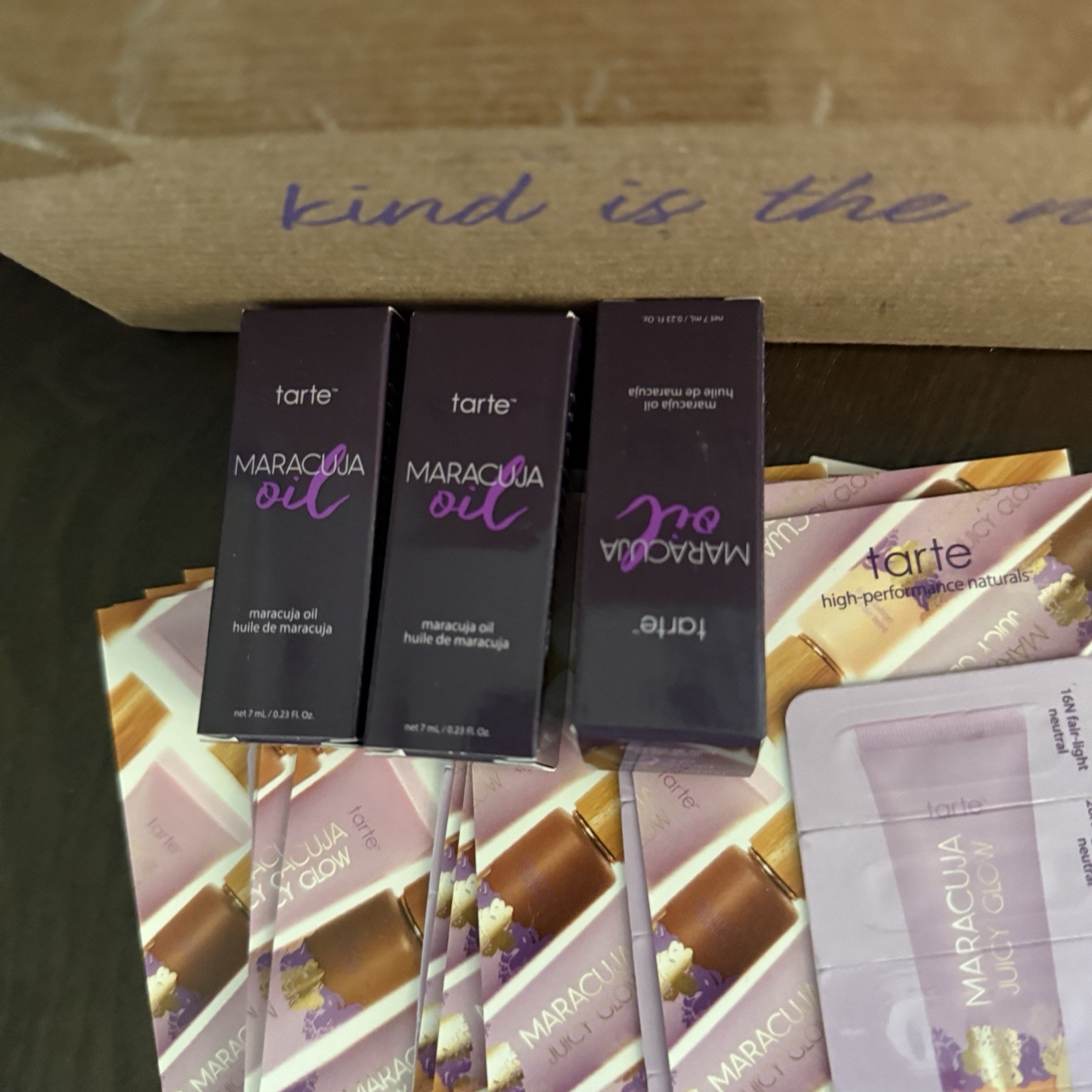 Tarte Cosmetics Makeup Sample Lot Maracuja Oil Shape Tape Mascara Travel Size