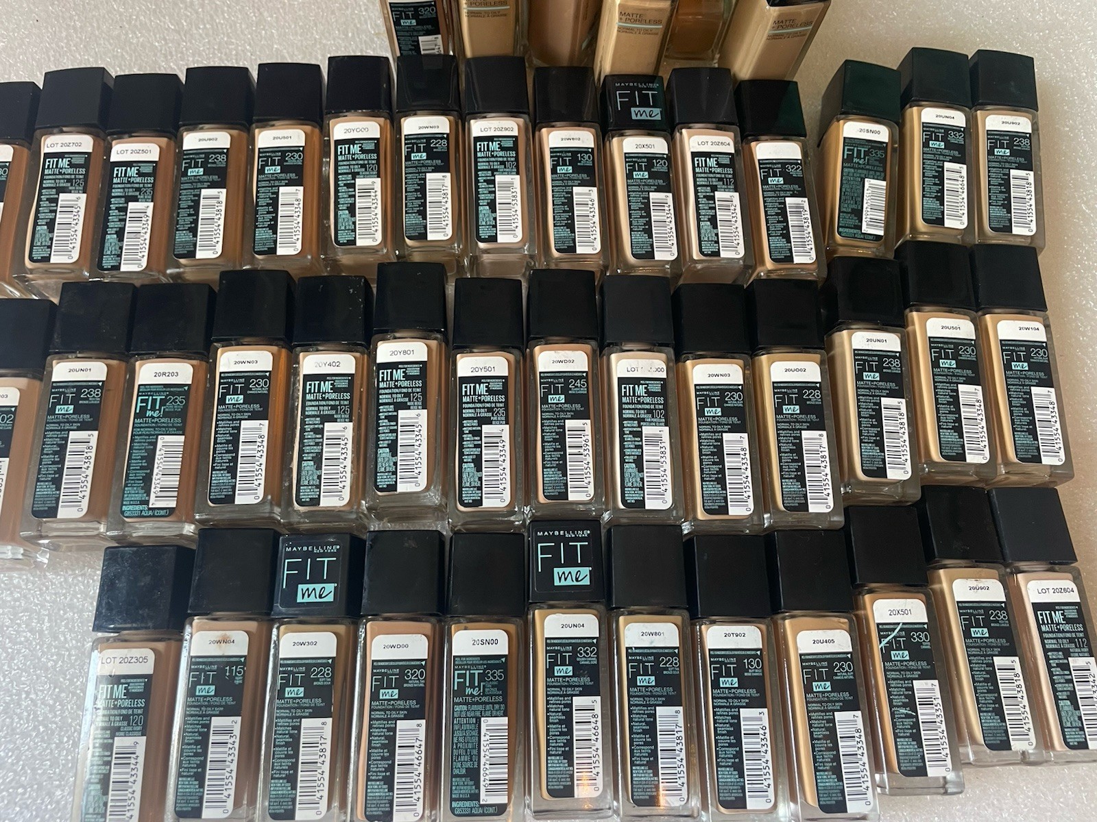 50 X Maybelline Fit Me/foundations, View Photos Lights & Medium Read Des!