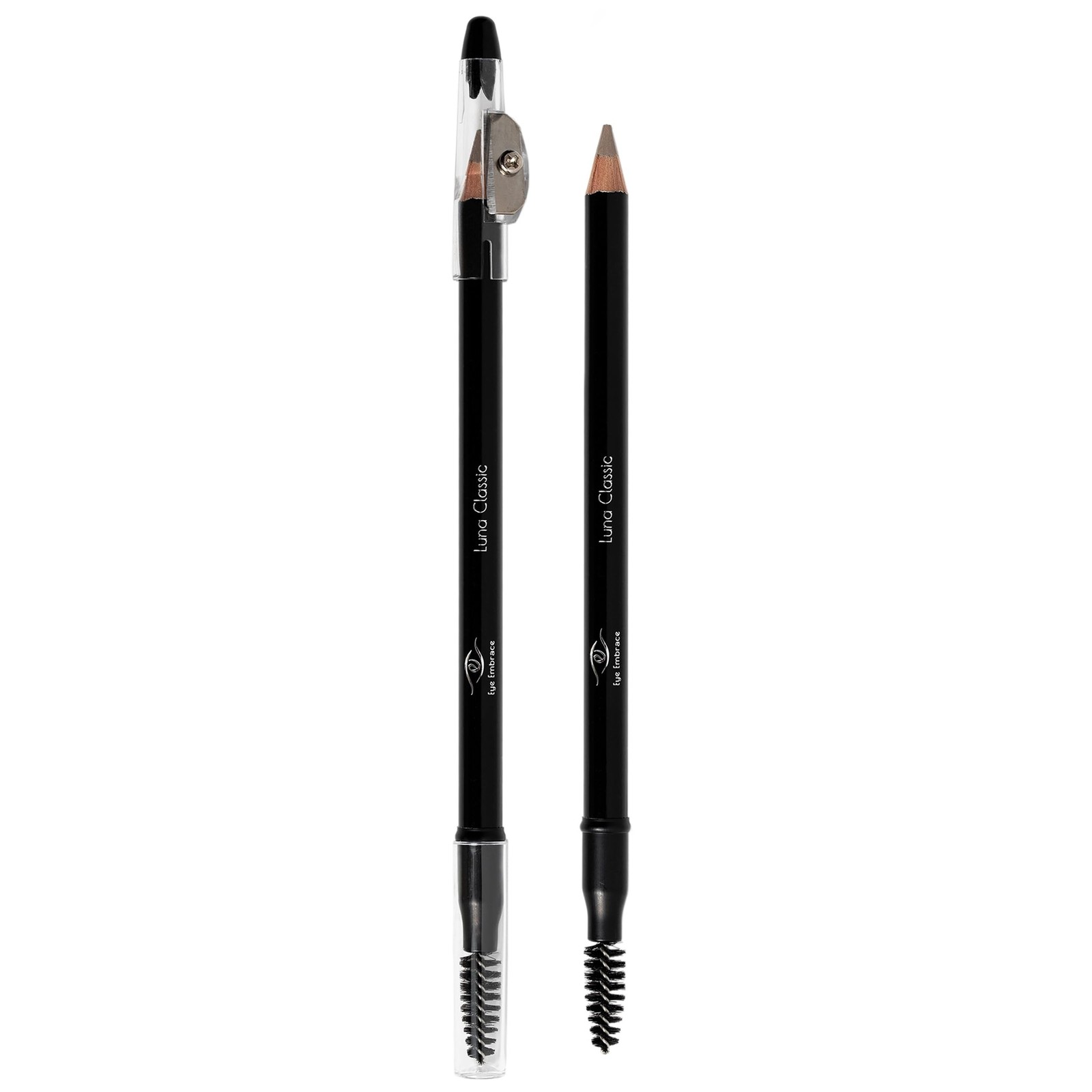Eye Embrace Luna Light Brown-Gray Eyebrow Pencils Bundle – Luna Classic woode…