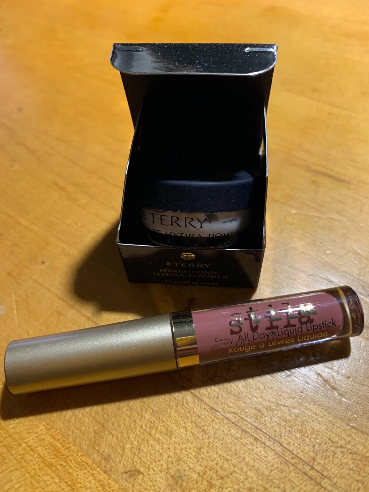 STILA Lipstick/BYTERRY Hyaluronic Powder/TomFord BlackOrchid Deluxe Sample 3 Lot