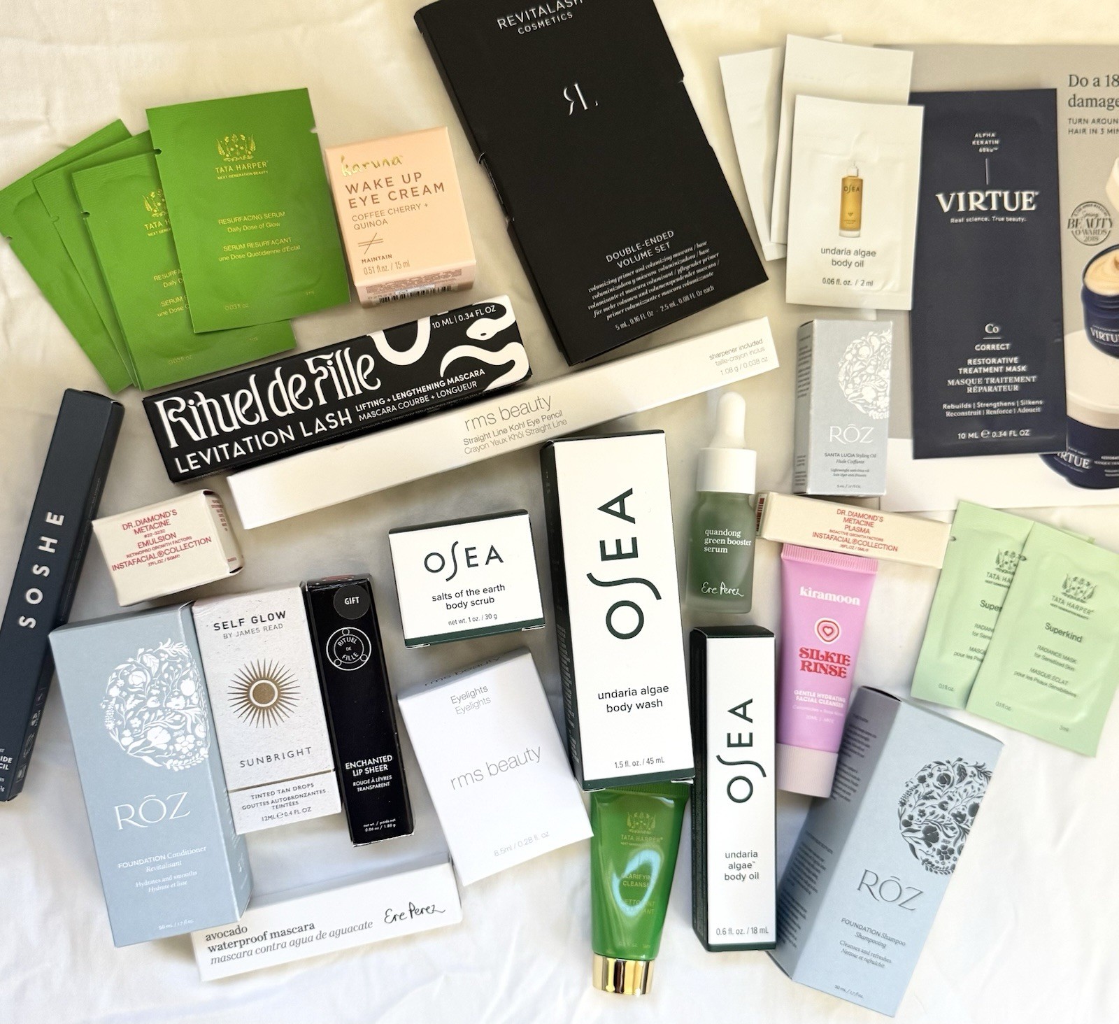 15 Pc High-End Skincare & Makeup Bundle Full Size + Deluxe Minis – Beauty Lot