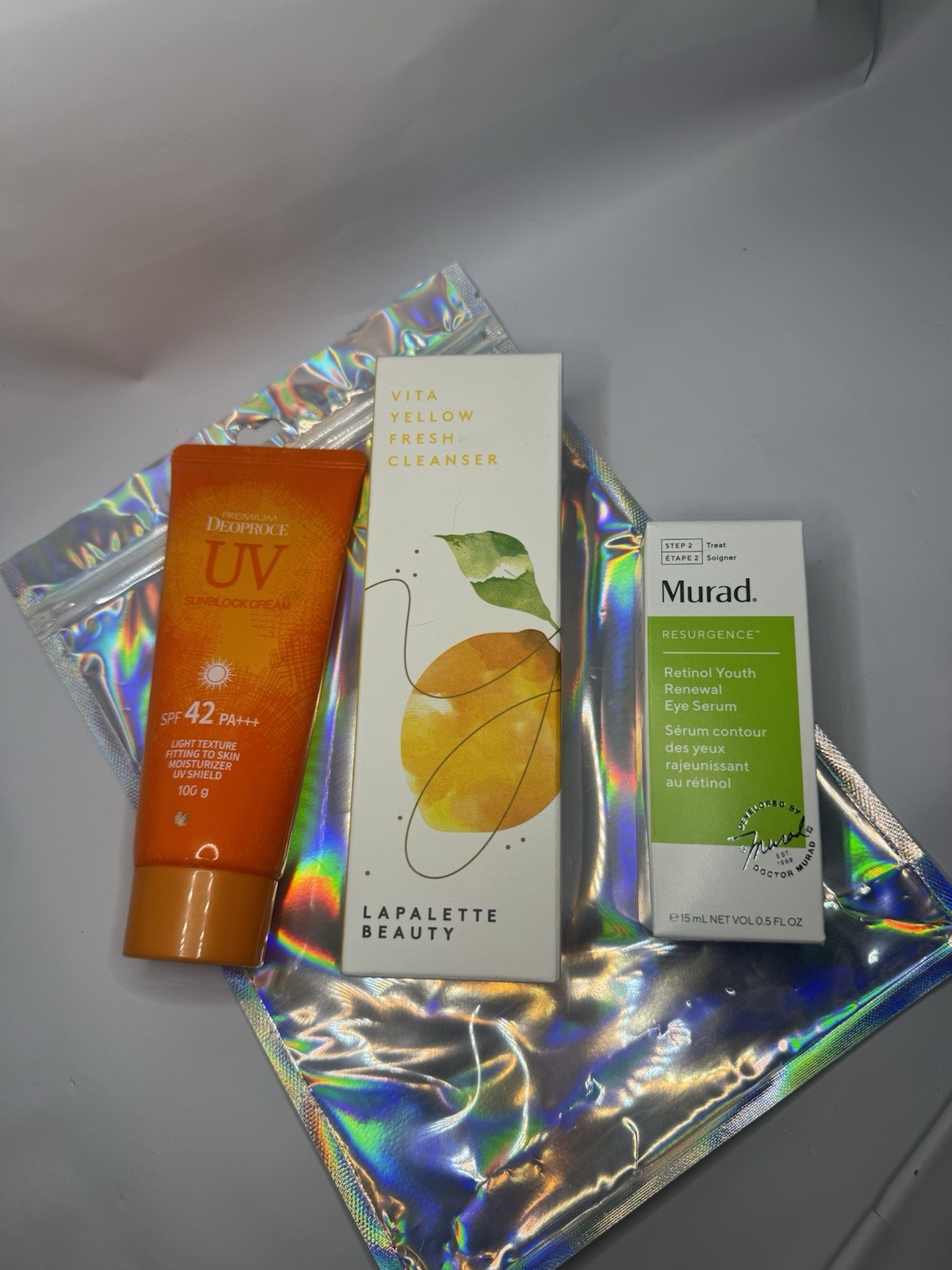 Brand New Skincare Bundle – Murad Retinol Eye Serum Korean Beauty Cleanser & SPF