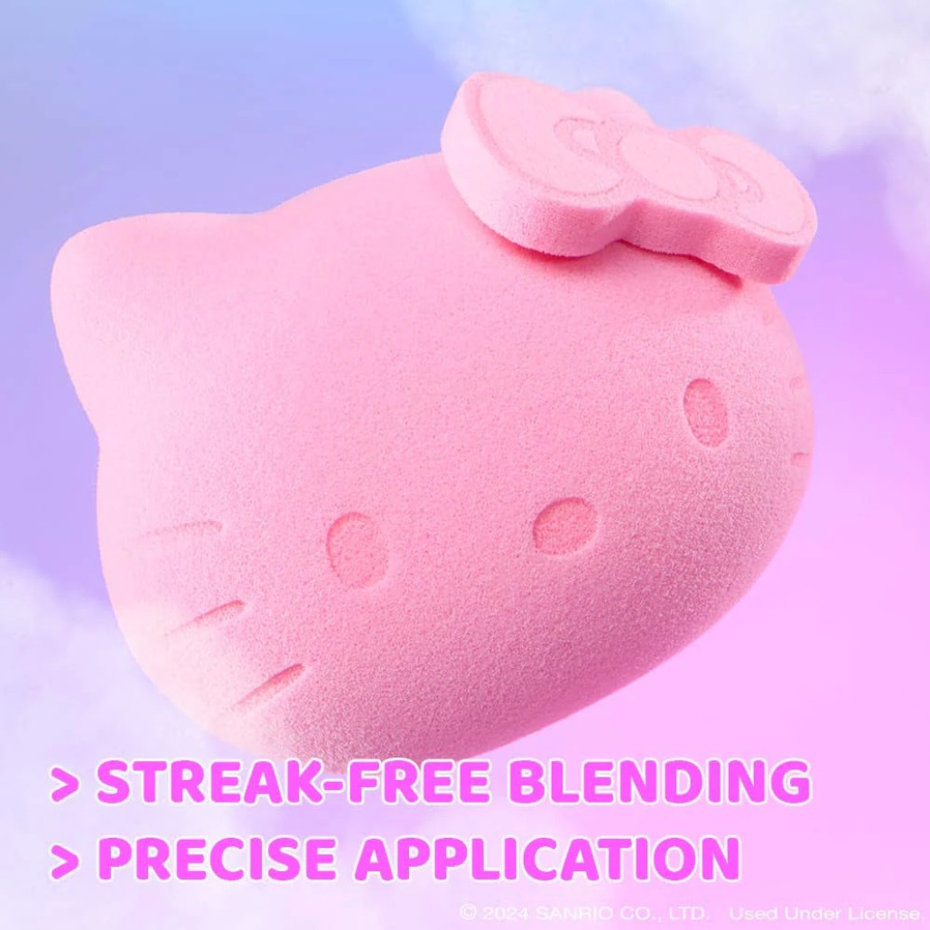 Wet n Wild Hello Kitty 50th Anniversary Makeup Brush Set+Sponge
