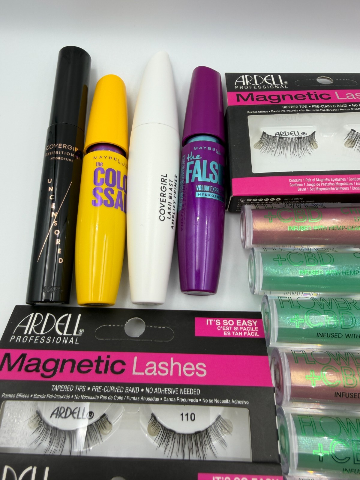 15PCS Mixed Beauty Lot Makeup Assorted Lip Products False Lashes Ardell Flower