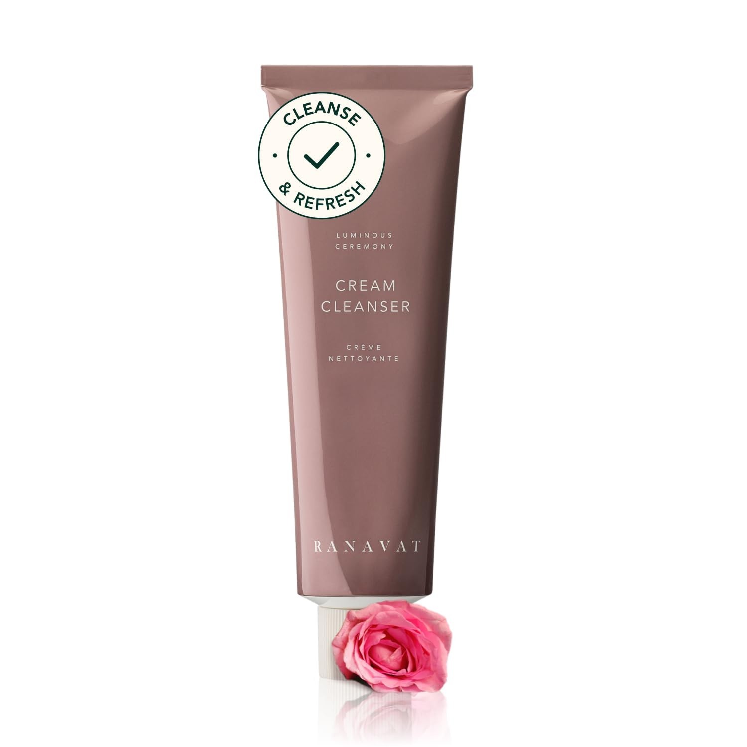 RANAVAT Cream Cleanser – Daily Facial Cleanser Doubles as Waterproof Eye Make…
