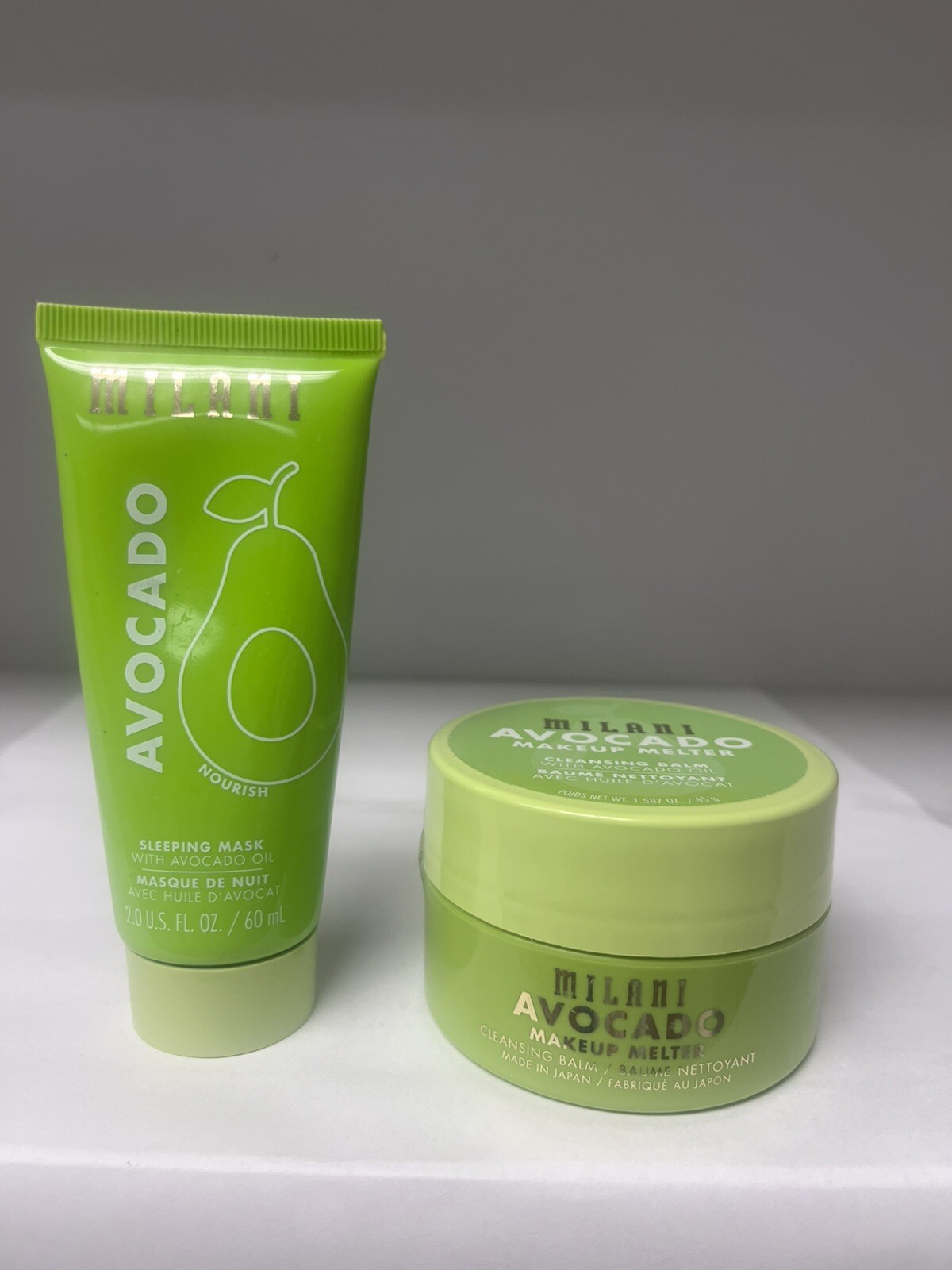 SET OF 2 Pieces MILANI-AVOCADO Sleeping Mask & Cleansing Balm With Avocado Oil