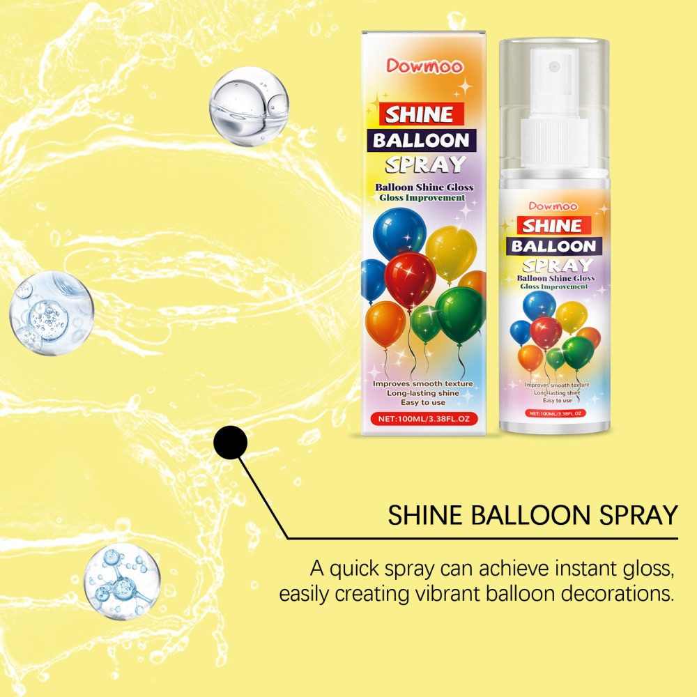 balloon gloss spray party atmosphere holiday decorat spray
