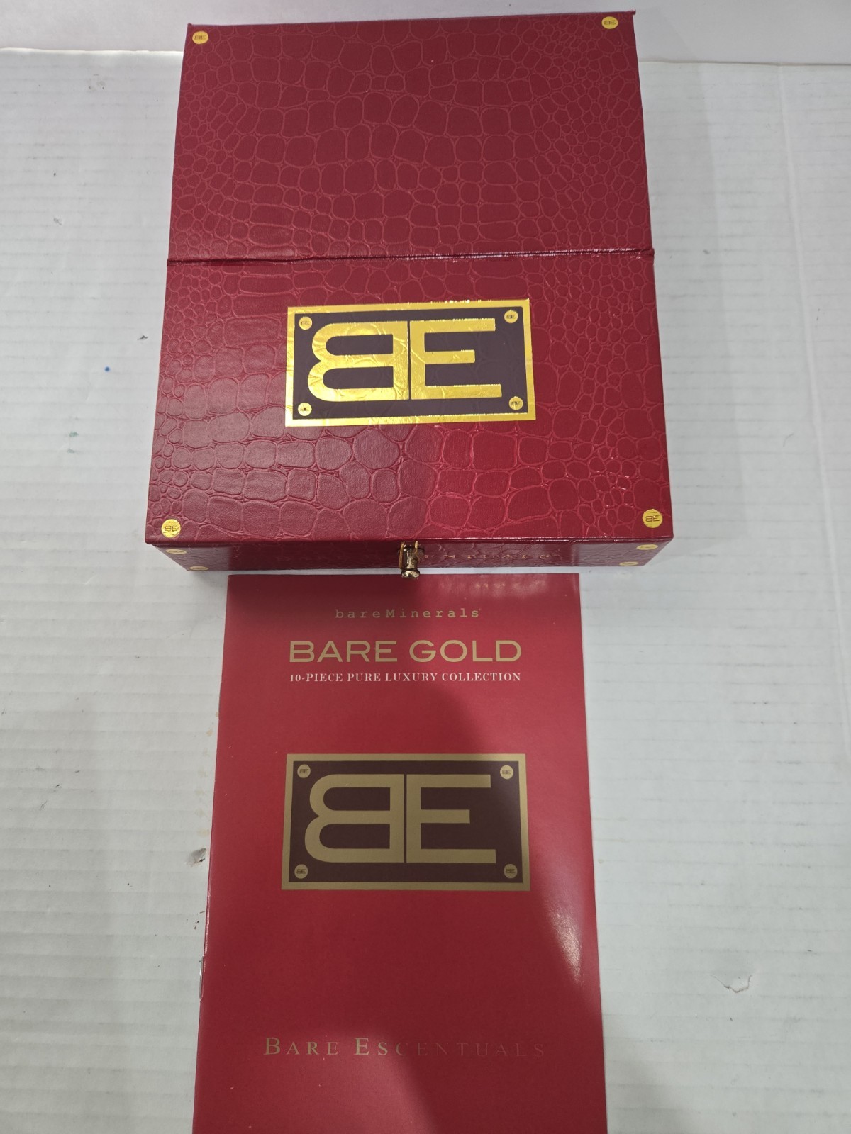 Bare Minerals Bare Escentuals Bare Gold 10 Piece Pure Luxury Collection – New