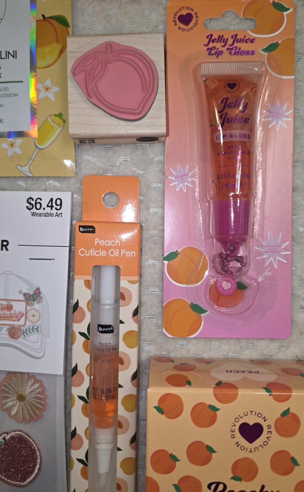 Peach 🍑 Lovers HUGE NEW GIFT LOT 10pc Revolution Beauty Peachy Baking Powder