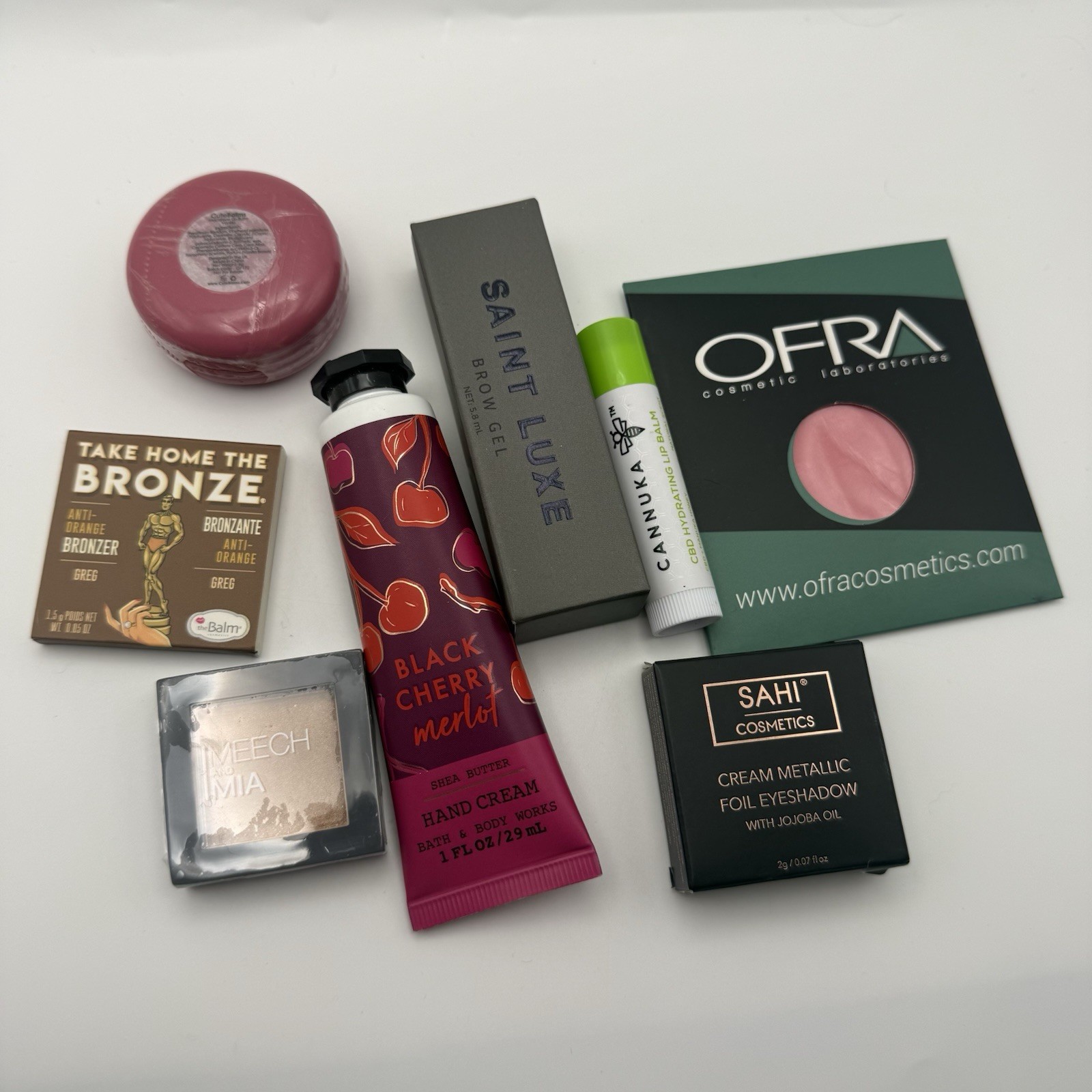 8pc Makeup & Skincare Lot – NEW – Ofra, The Balm, Bath & Body Works, Saint Luxe”