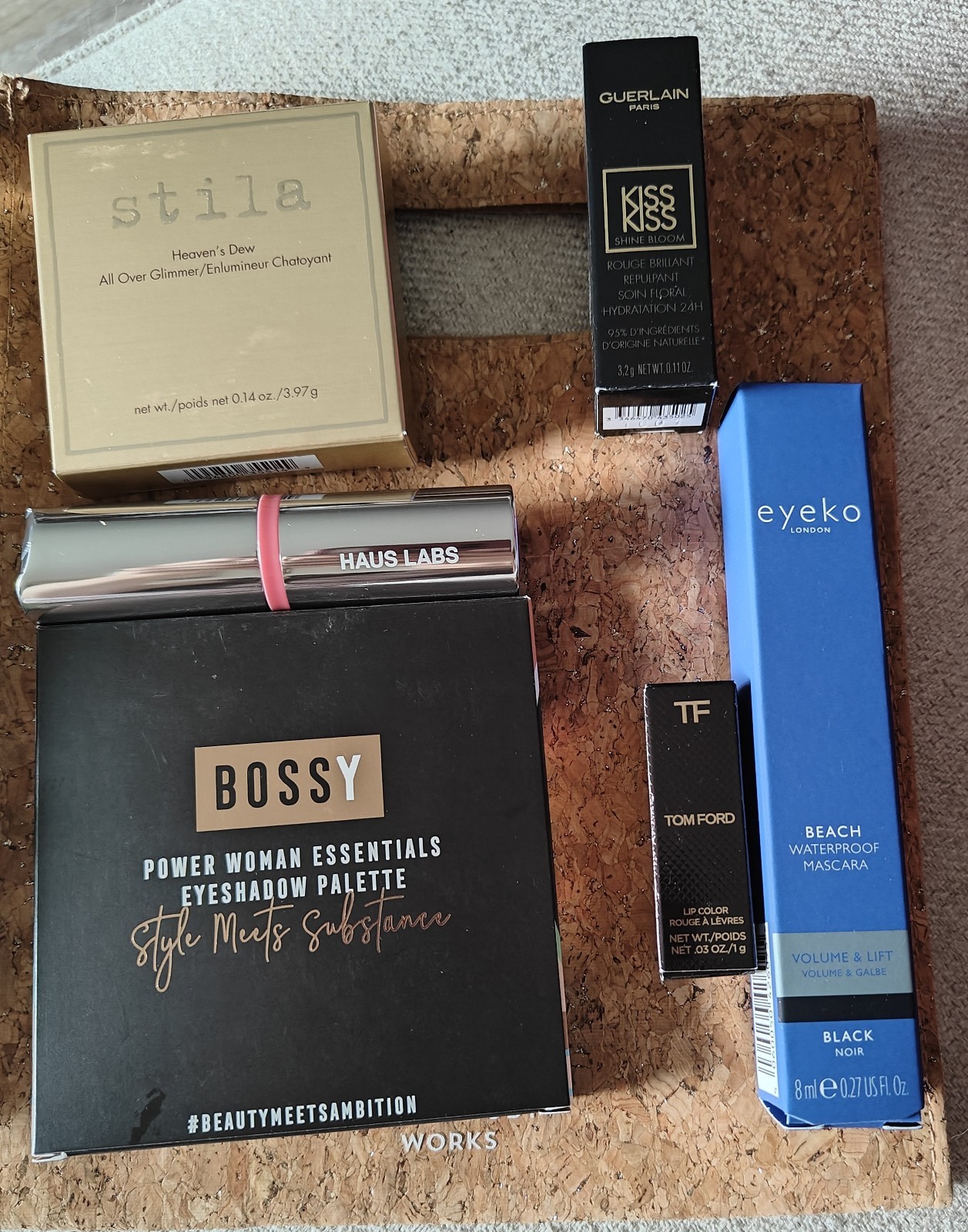 Beauty Bundle Feat: Tom Ford, Haus Labs, Guerlain, Bossy,Eyeko, Stila,Eco Tools