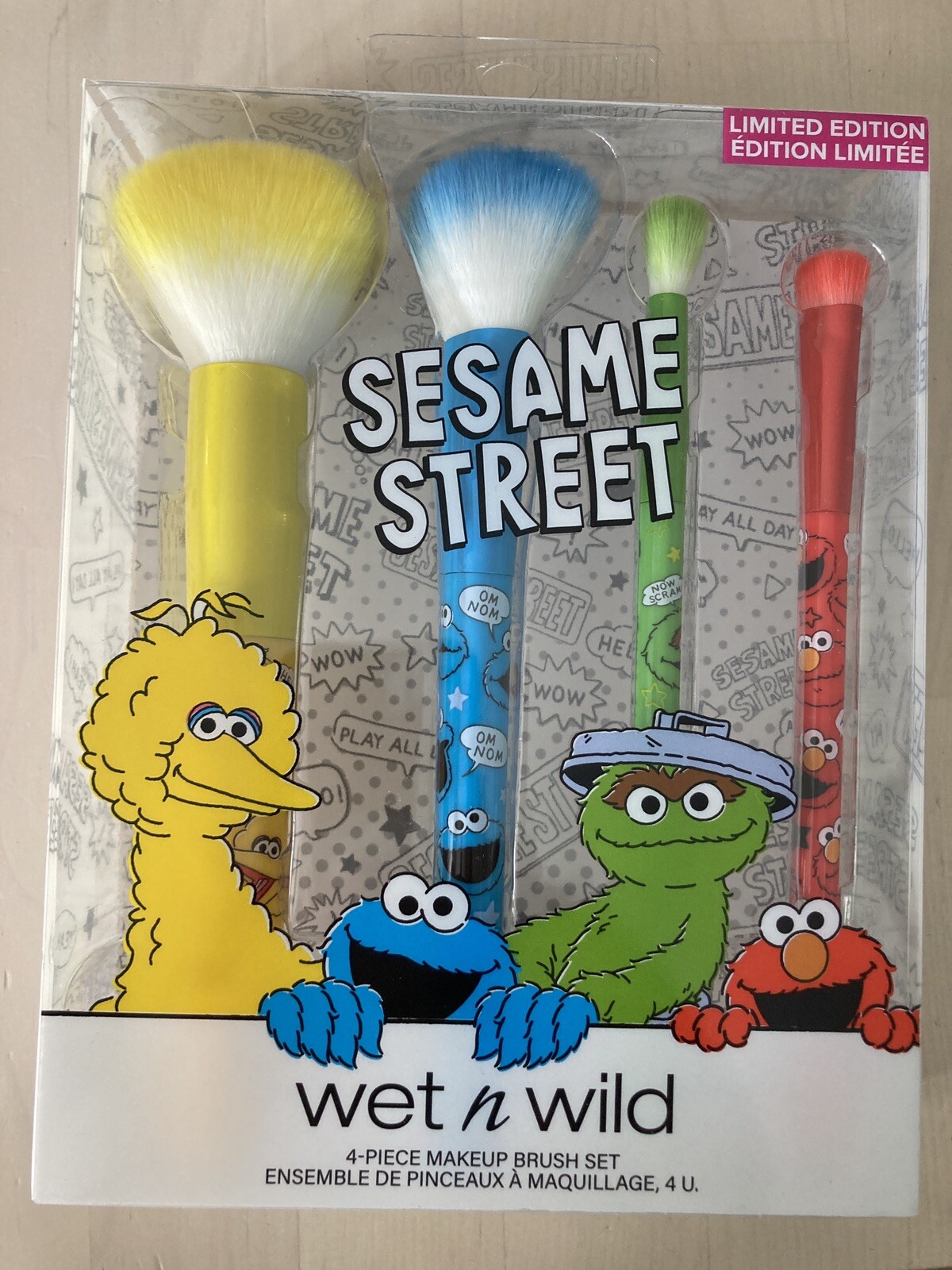 Seasame Street Cosmetic Lot by Wet n Wild. Lot of 15 assorted new makeup items.