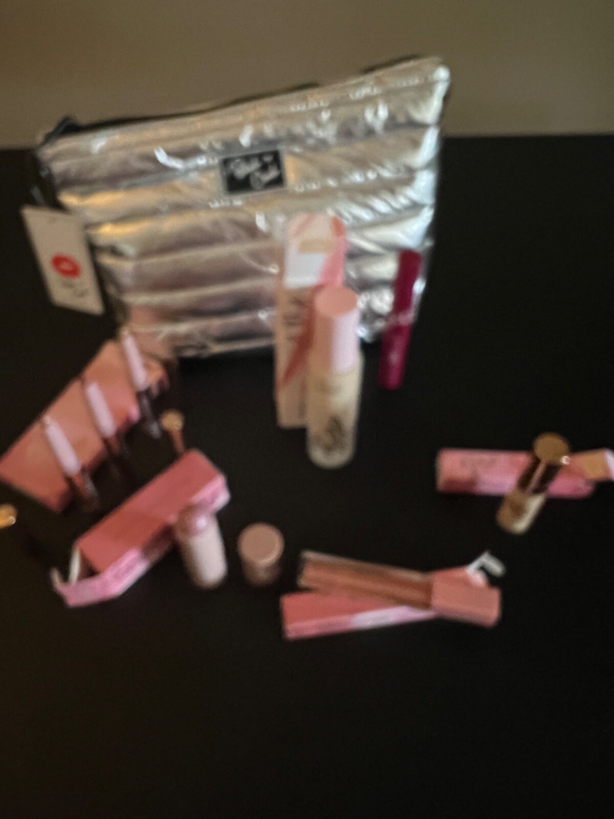 MALLY BEAUTY BUNDLE & BLUSH CRUSH COSMETIC BAG ALL NIB 7 pcs