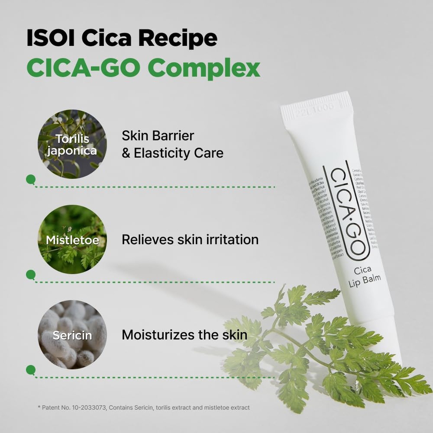 CICAGO Cica Lip Balm, Daily Hydrating Lip Balm for Dry & Chapped Lips, Deep M…