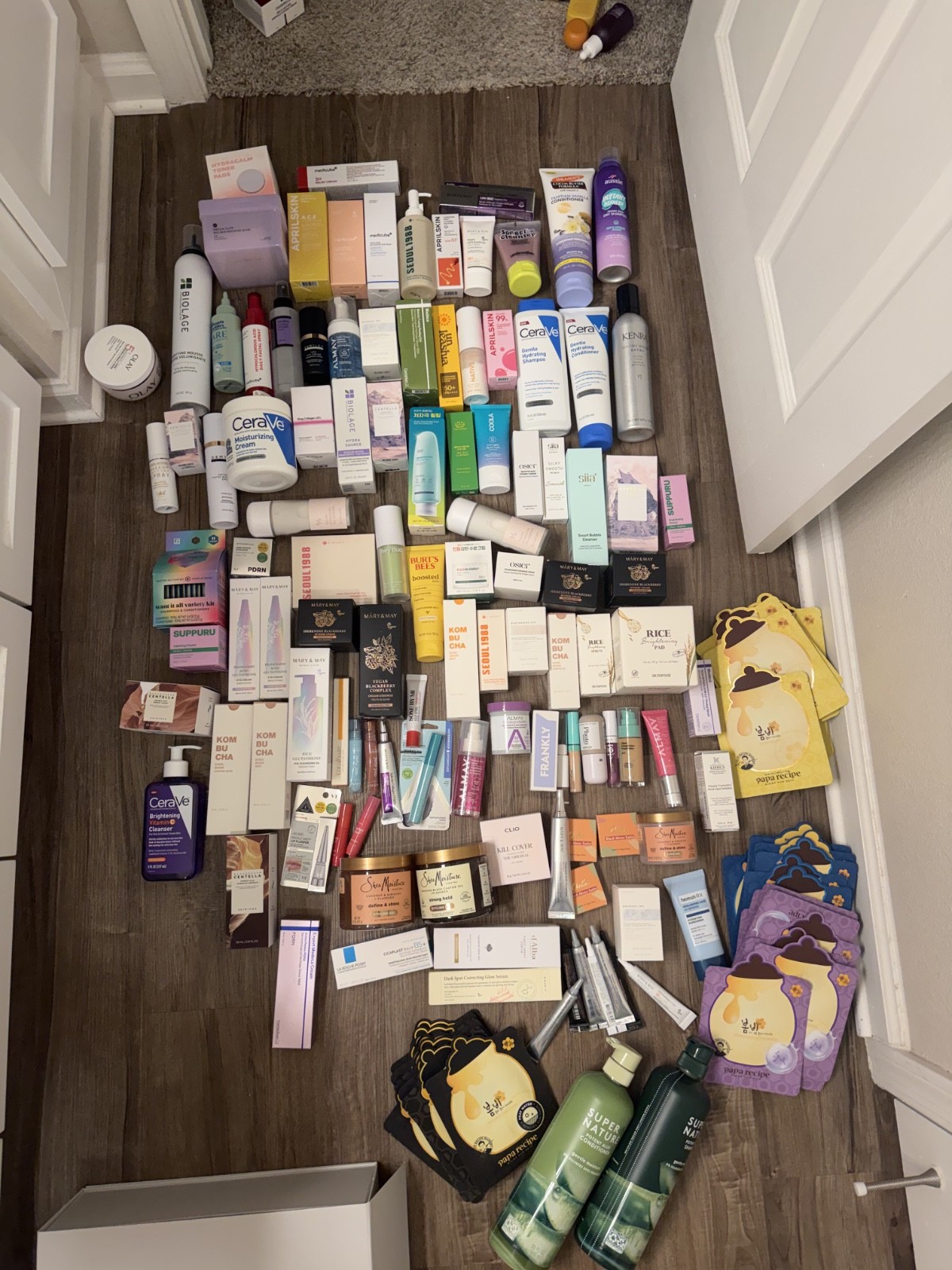Cosmetics skin care, hair care, make up