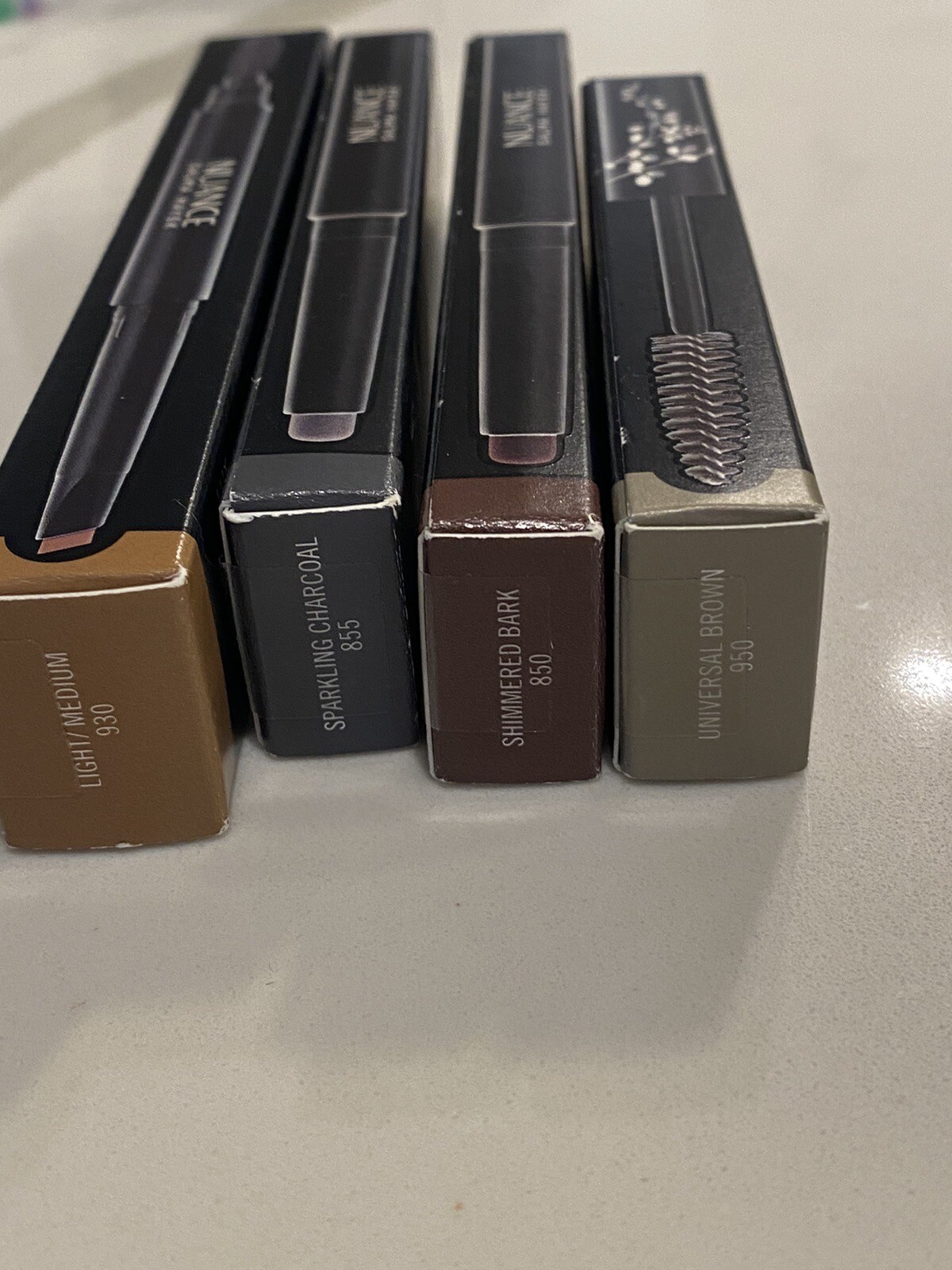 NEW NUANCE Salma Hayek Lot of 7: Shadow Stick, Brow Pencil, Brow Gel, Lipsticks