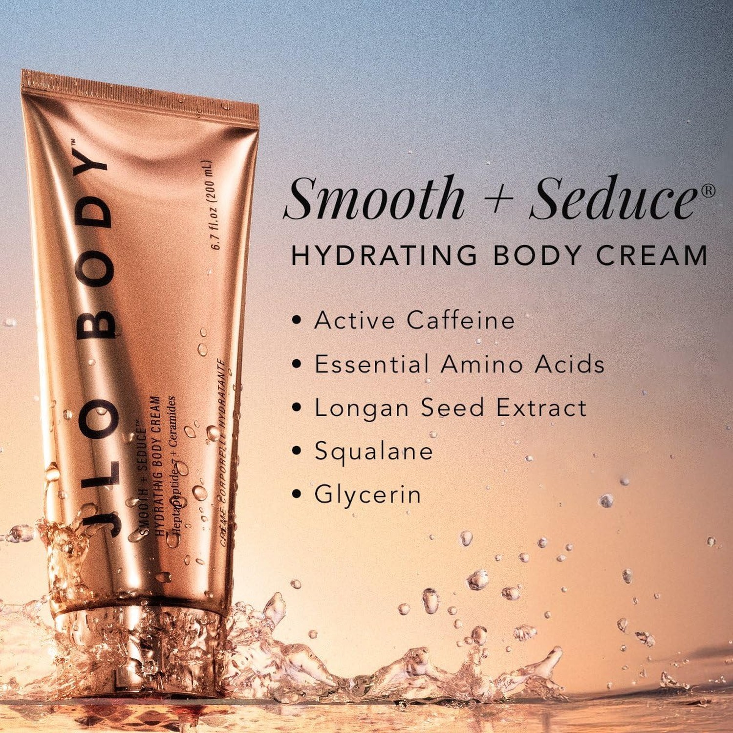 JLO BEAUTY Firming Body Lotion & Hydrating Moisturizer, Enriched with Peptide…