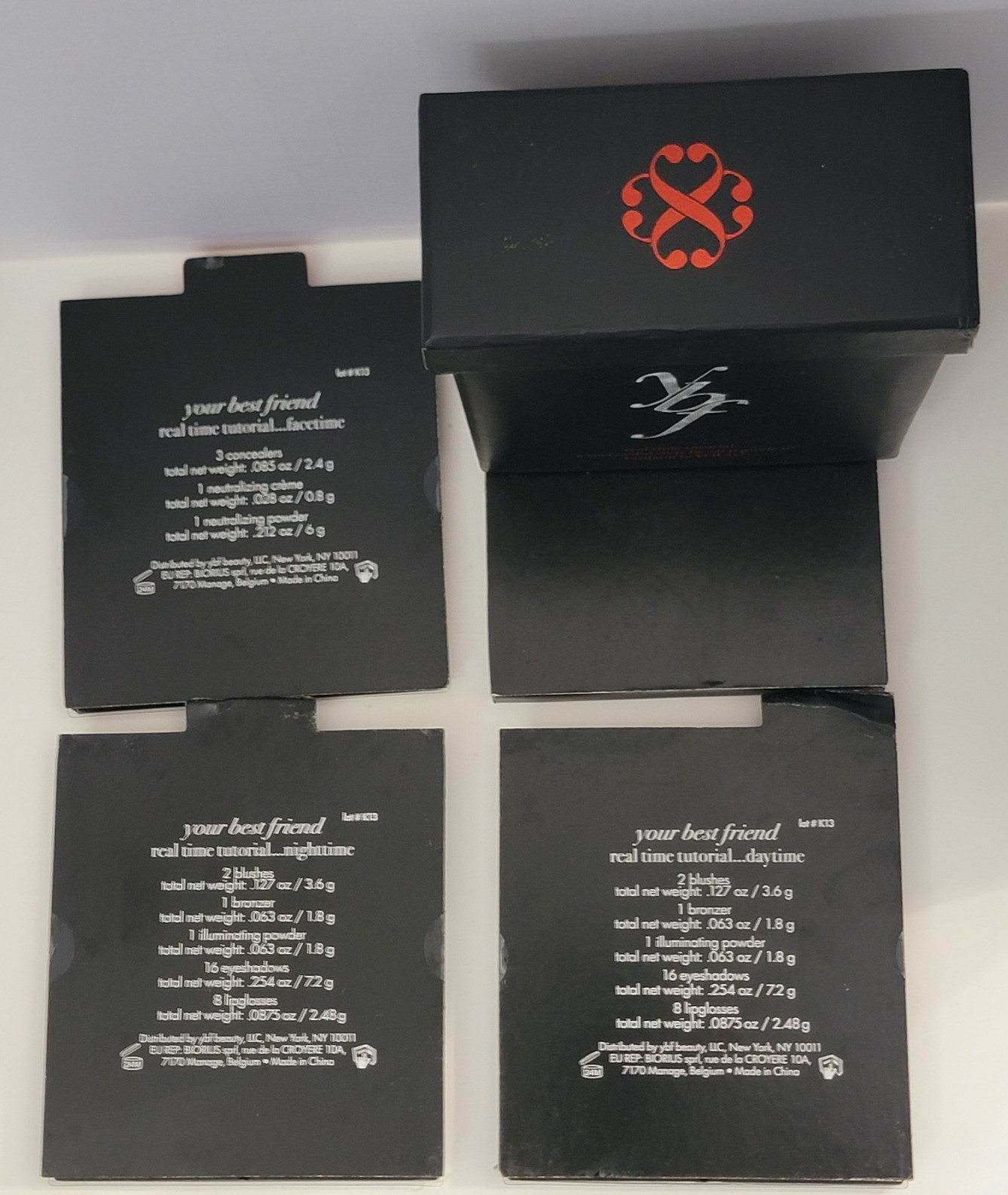 YBF REAL TIME TUTORIAL MAKEUP KIT to Brilliant beYOUty! 56 items! IN A GIFT BOX