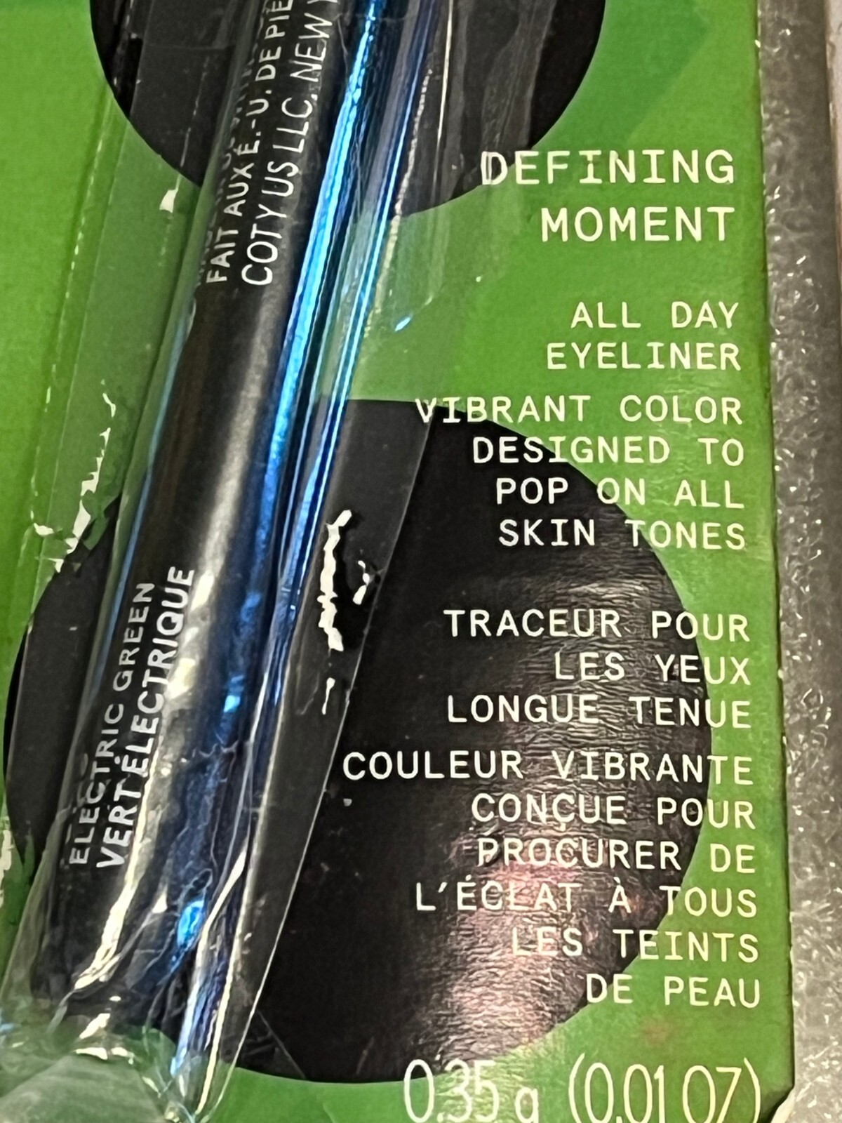 Lot of 6 Eyeliners Pencil, Liquid by Maybelline, Revlon, Full Spectrum Covergirl