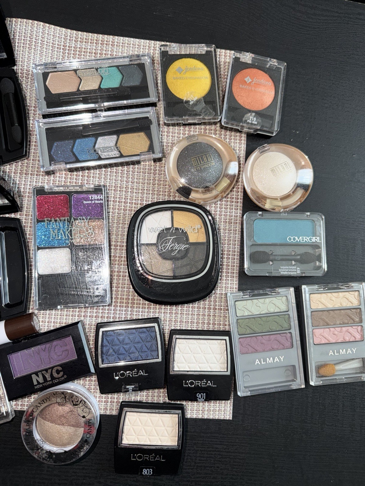 Mixed Makeup Lot Avon Loreal Almay CoverGirl Wet n Wild Eyeshadow Collection