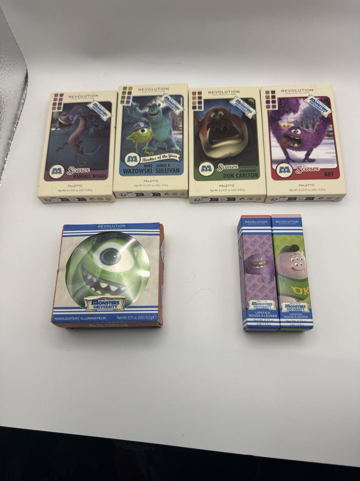 Monsters University Revlon Makeup Pallets Lipstick Highlighter