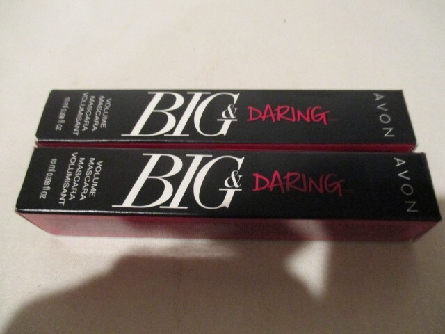AVON Set of 2 BIG Daring Volume Mascara in BLACKEST BLACK 5 X the Volume