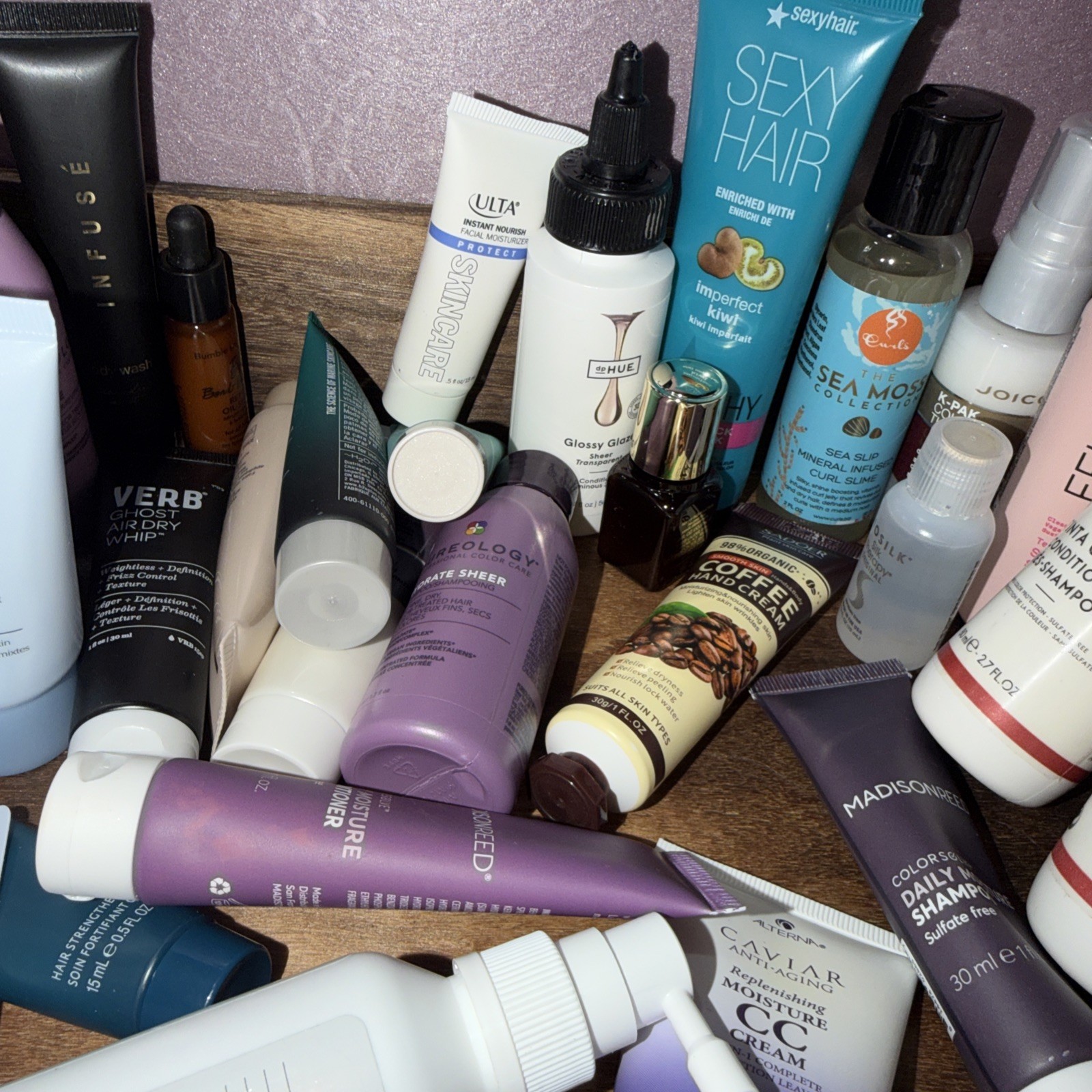 Lot of 30 Deluxe / Travel Size Hair Care, Mixed Beauty Product Samples CC