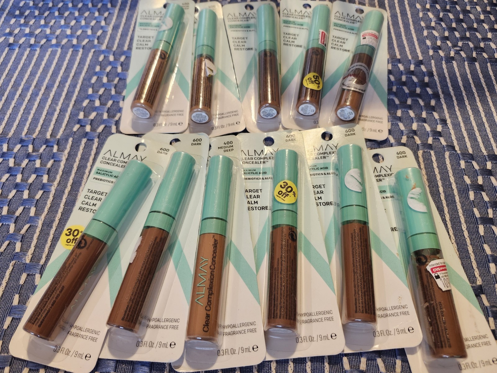 Almay Fragrance-Free Hypoallergenic Makeup & Concealer Lot Clear Complexion