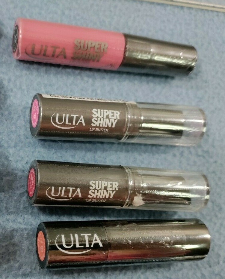NEW LOT OF 14 ULTA MAKEUP LIP BALM, BUTTER, GLOSS EYE SHADOW EYE LINER CRAYON