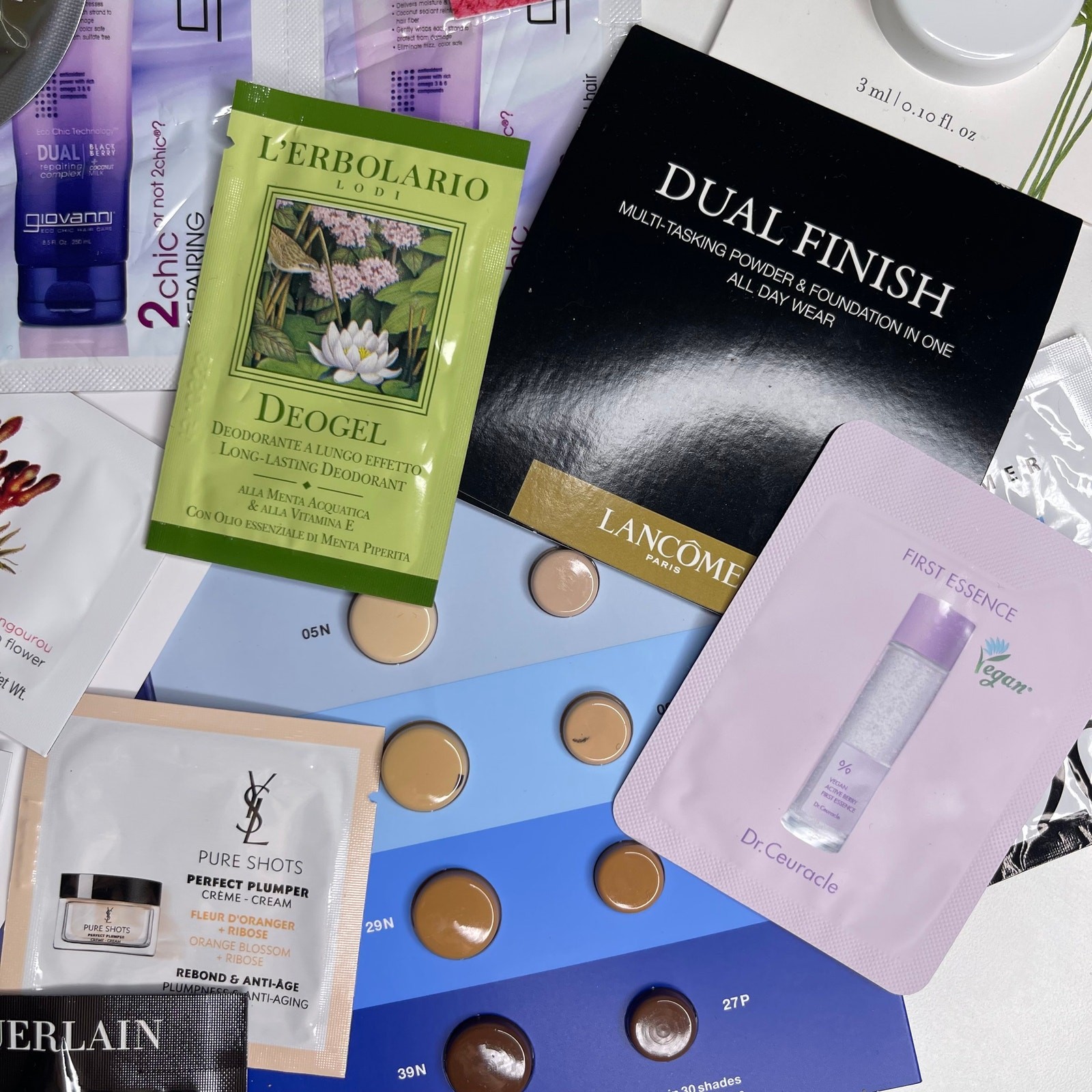 MAKEUP BEAUTY BUNDLE BOX — 25 PIECES! Estée Lauder Hourglass Murad Clinique YSL