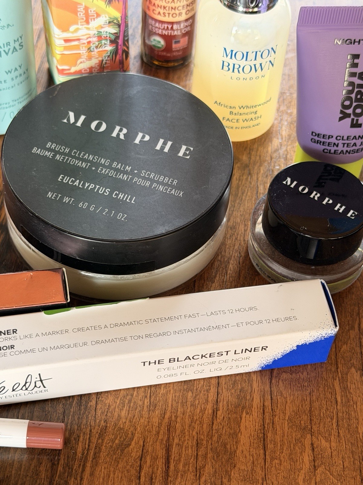 Beauty Bundle 23 Items- SOL De Janero Chris McMillan Morphe Alterna Youth Foria