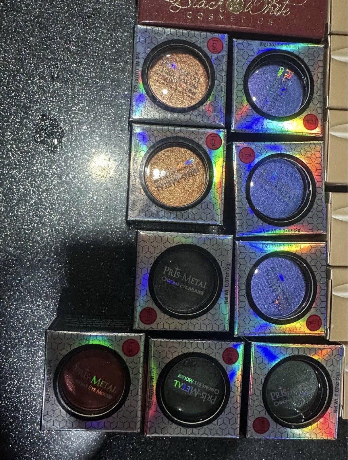 Xime Beauty DARE MATTE BLACK 24H Eyeliner & Pris-Metal Eye Mouse 2g Mixed Lot
