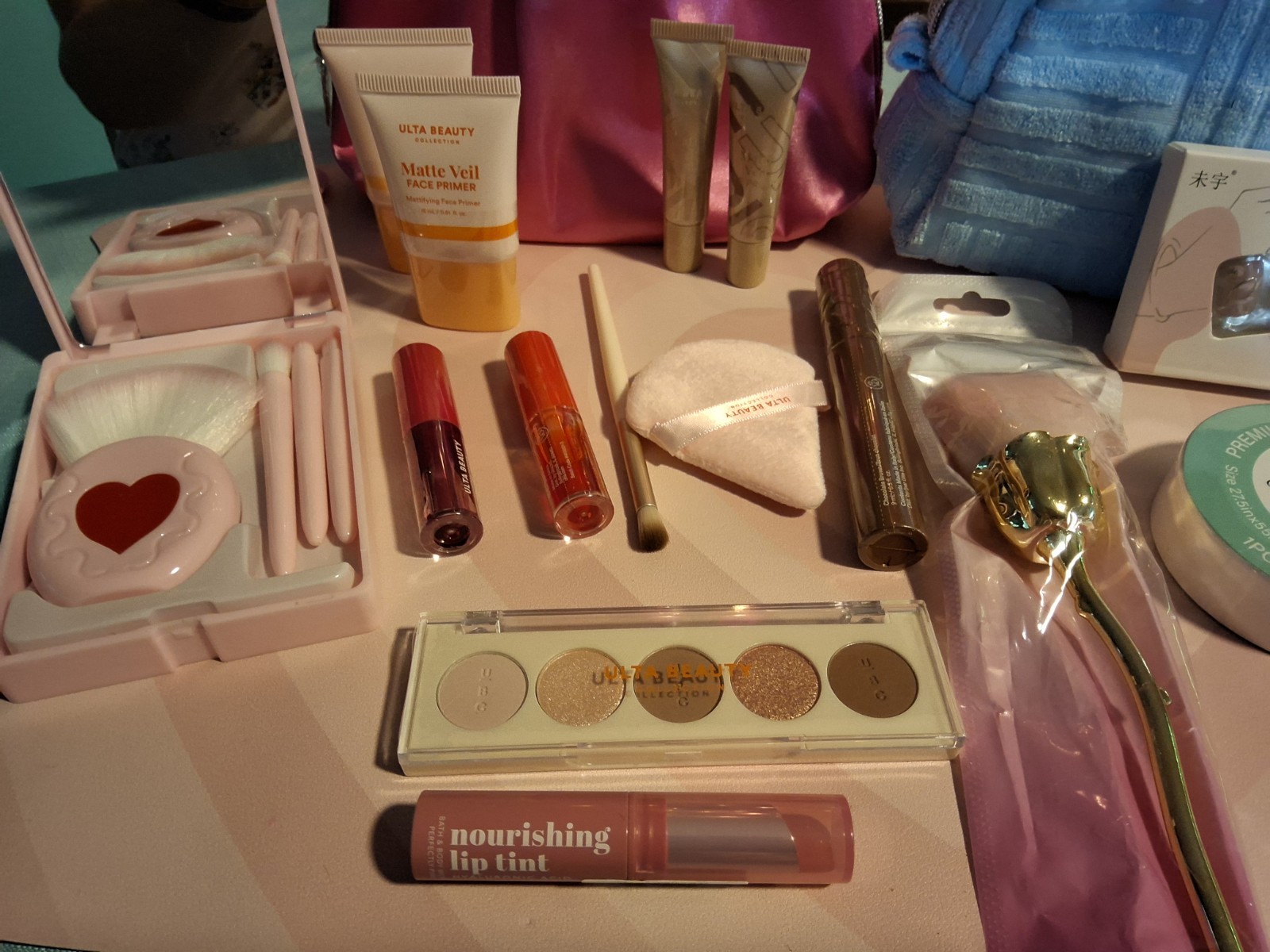NEW Ulta Beauty, Cetaphil, Versace & Skincare Bundle – Makeup Bags & Tools Set