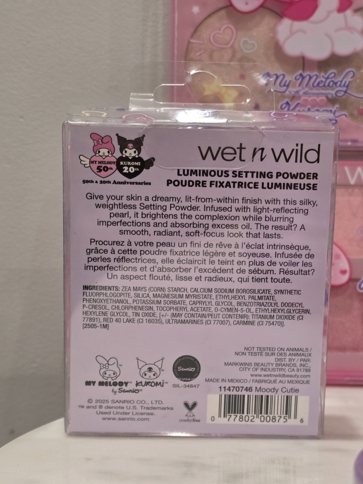 🌸 Wet n Wild x My Melody & Kuromi Makeup Bundle 🌸 Set Of 5 New Cute Astetic