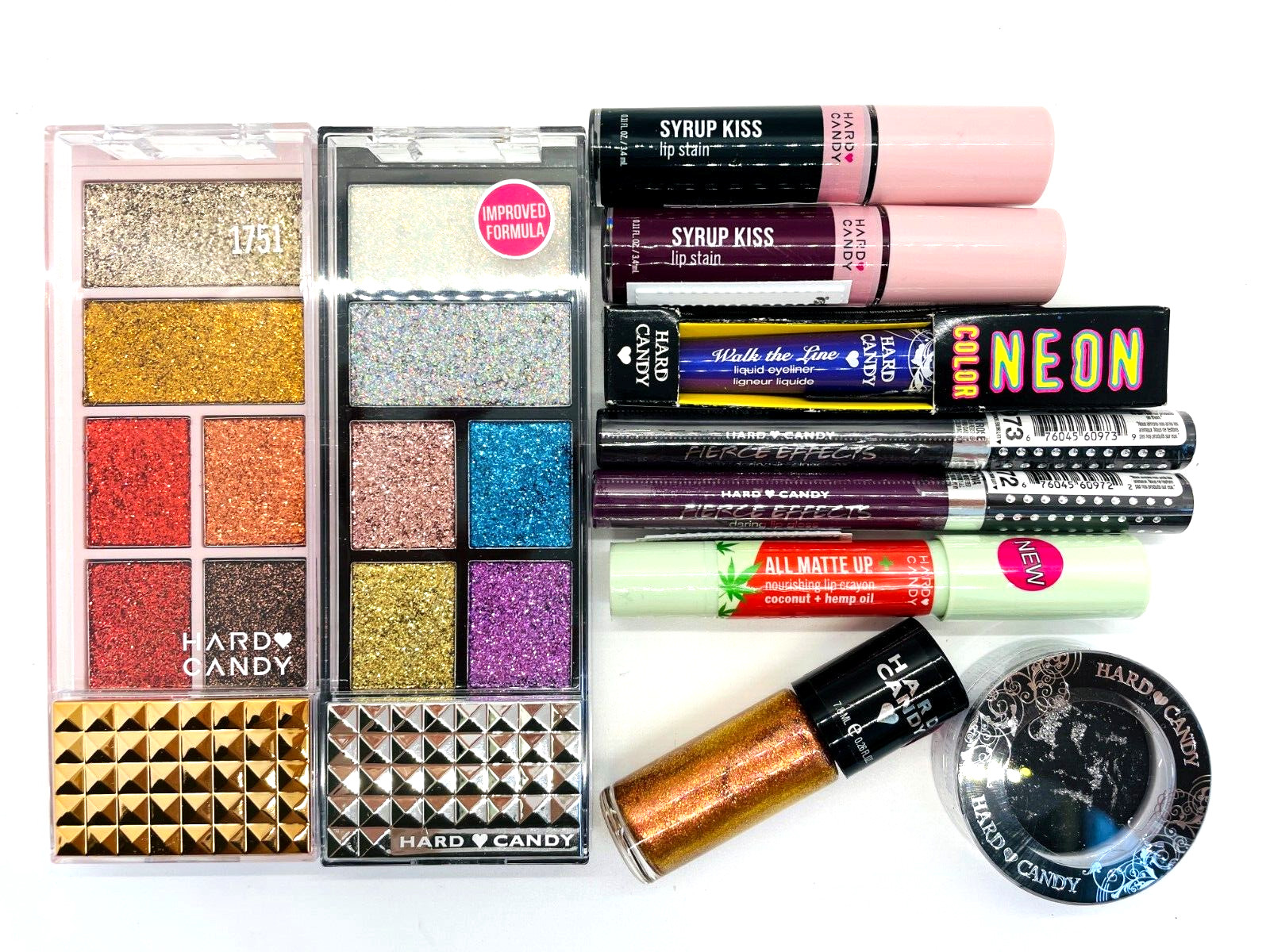 Lot of 10 ~ Hard Candy Makeup HALLOWEEN FUN!! Lips/Eyes/Nails ~ New Sealed!!
