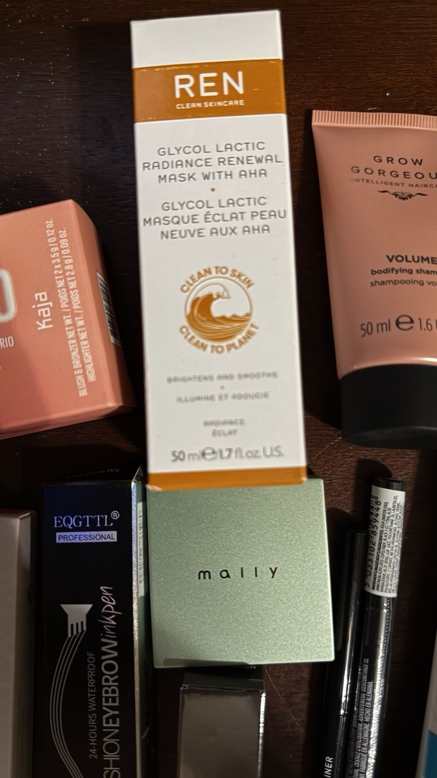 Makeup Bundle featuring Milk, Mally, Kaja, Dove, Silkie, Grow Gorgeous, REN, mor