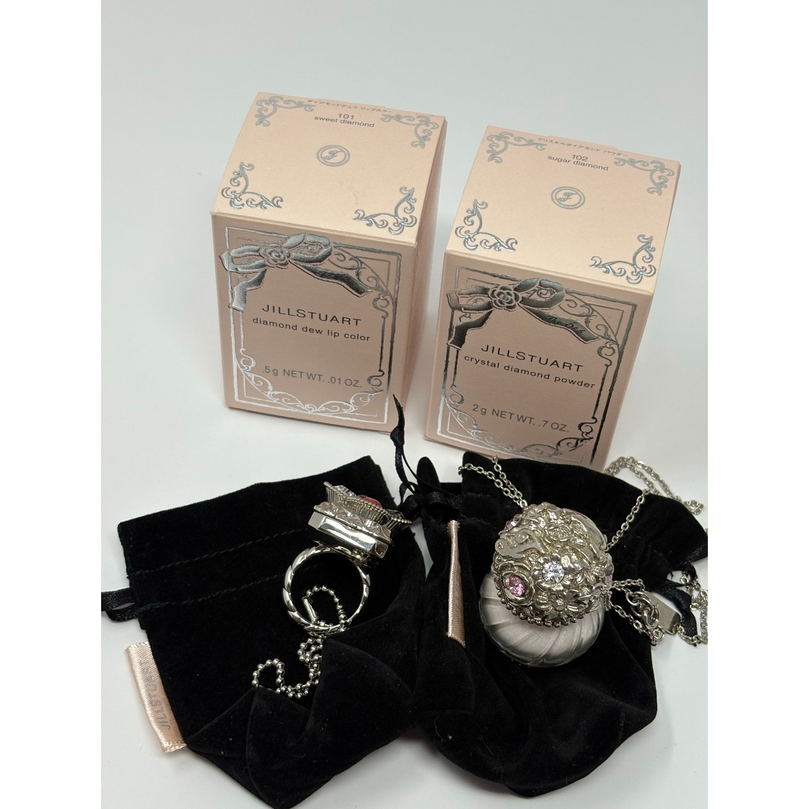 Jill Stuart Diamond Dew Lip Color & Crystal Diamond Powder Set – Limited Edition