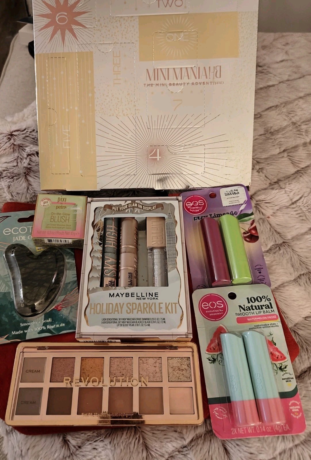Beauty Bundle Featuring Eos, Pixie, Maybelline and Revolution, ET + Free Gift