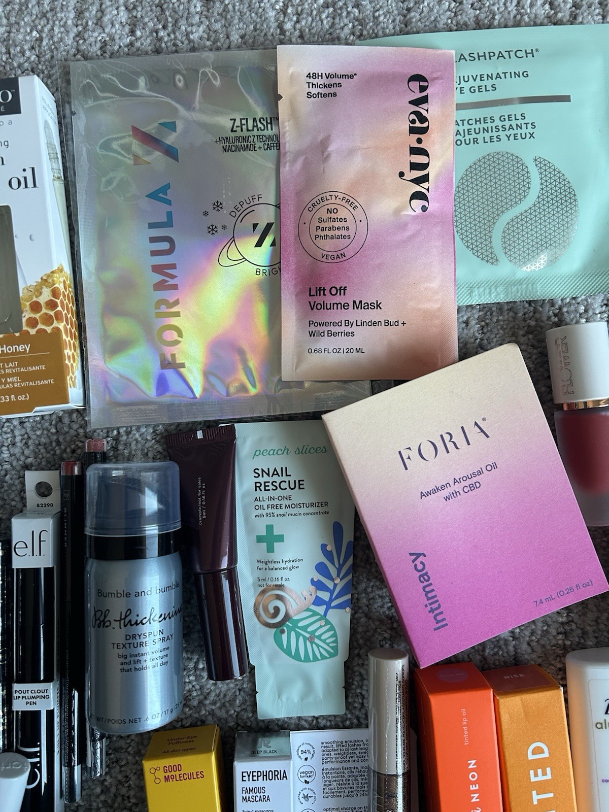 63+ Piece Lot Makeup Haircare Fragrance Skincare Samples & Full Sizes NEW