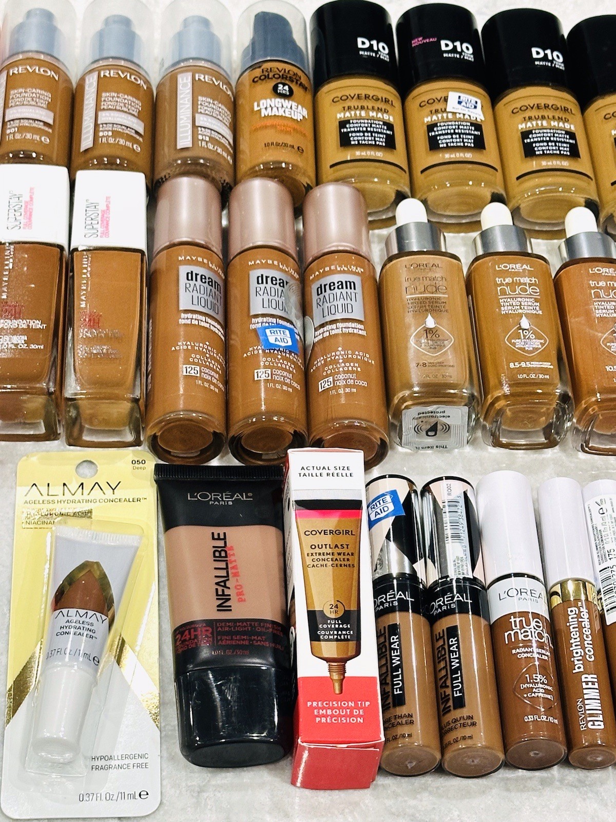 NEW 50-Piece Makeup Haul: L’Oréal, Covergirl, Maybelline, Revlon, Almay.