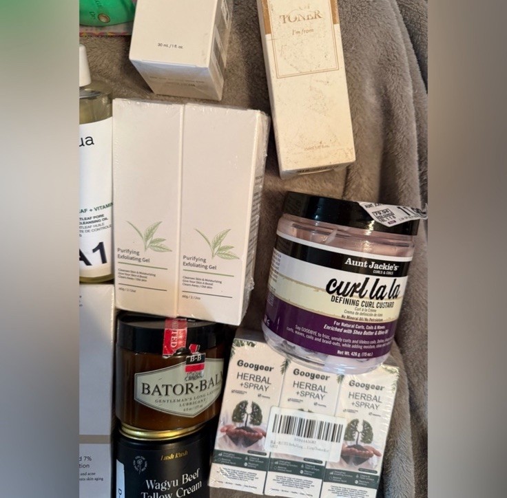 Skincare and Beauty Product Lot of 30 NEW $355 Retail Briogeo, Almay, NYX, Anua
