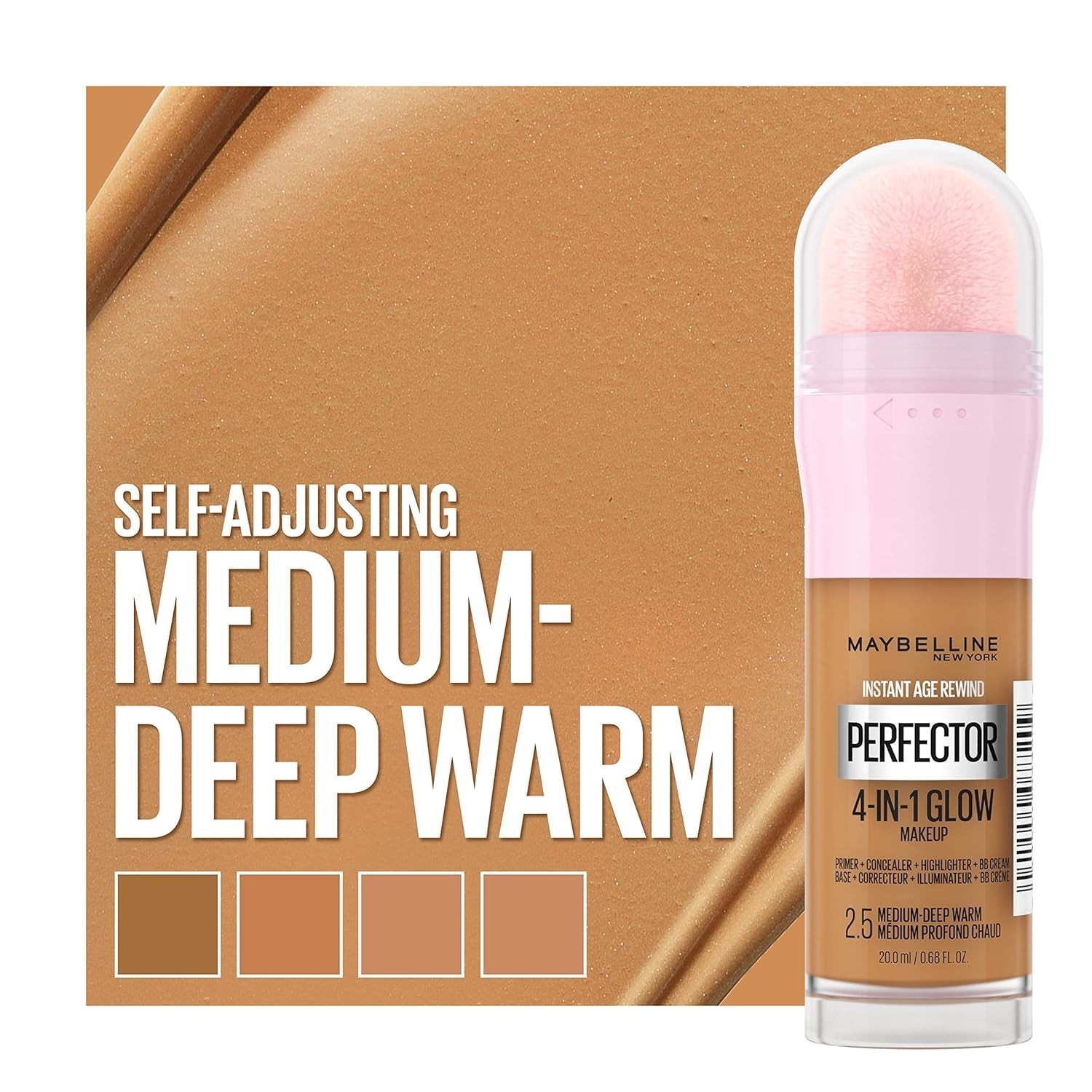 Illuminating 4-in-1 Glow Makeup: Primer, Concealer, Highlighter & BB Cream
