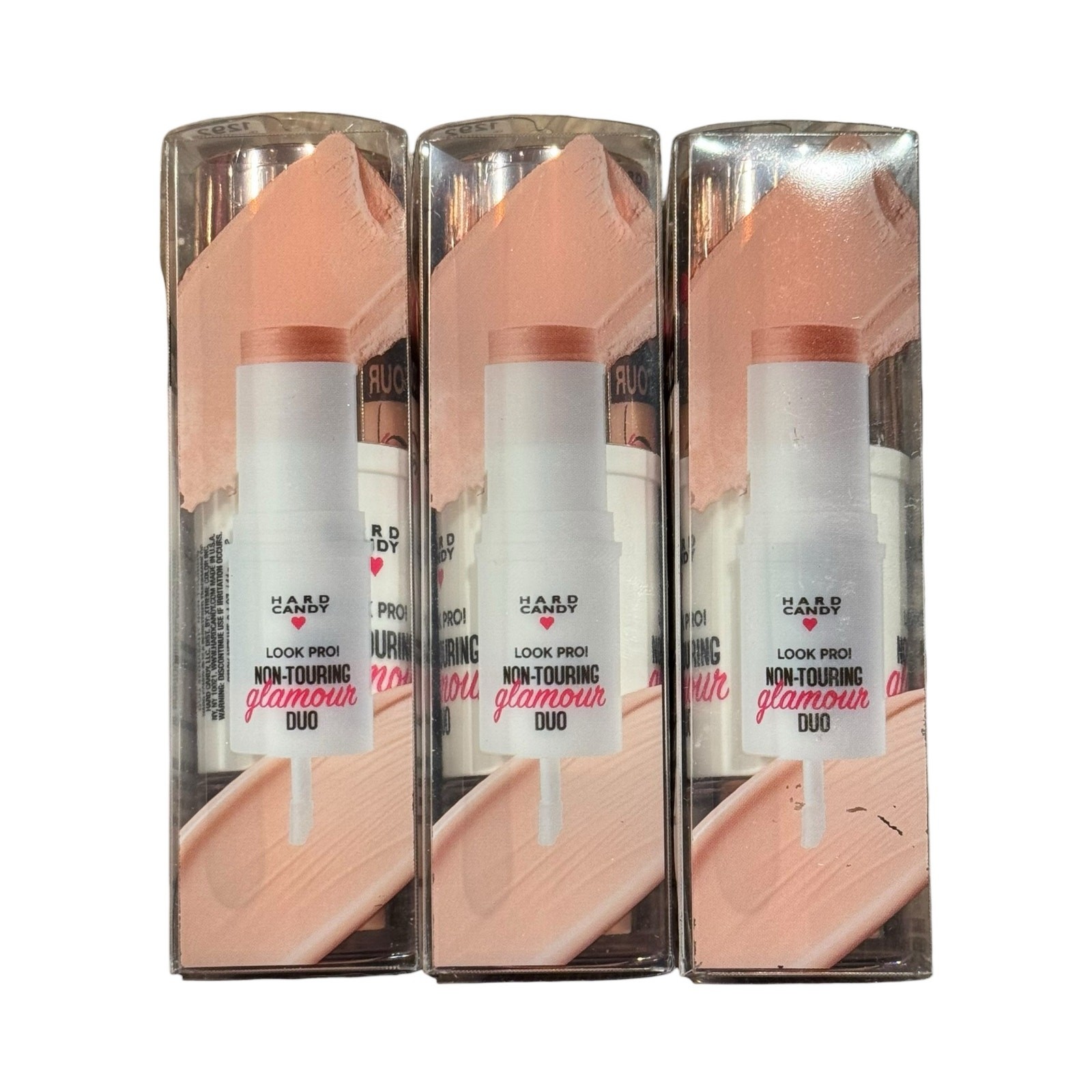 NEW Hard Candy Lot of 3 Highlighting Shimmer Stick 1292 Look Pro Glamour Duo